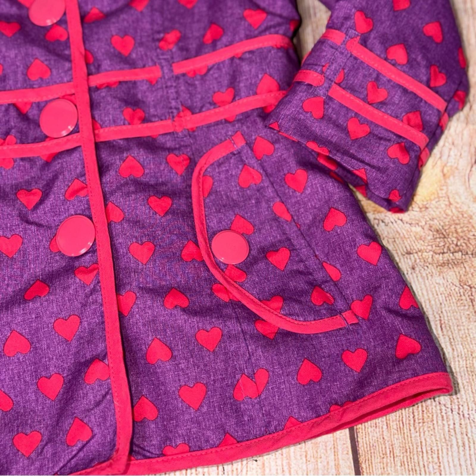 London Fog London Fog 2T Heart Pattern Raincoat Size ONE SIZE - 4 Thumbnail