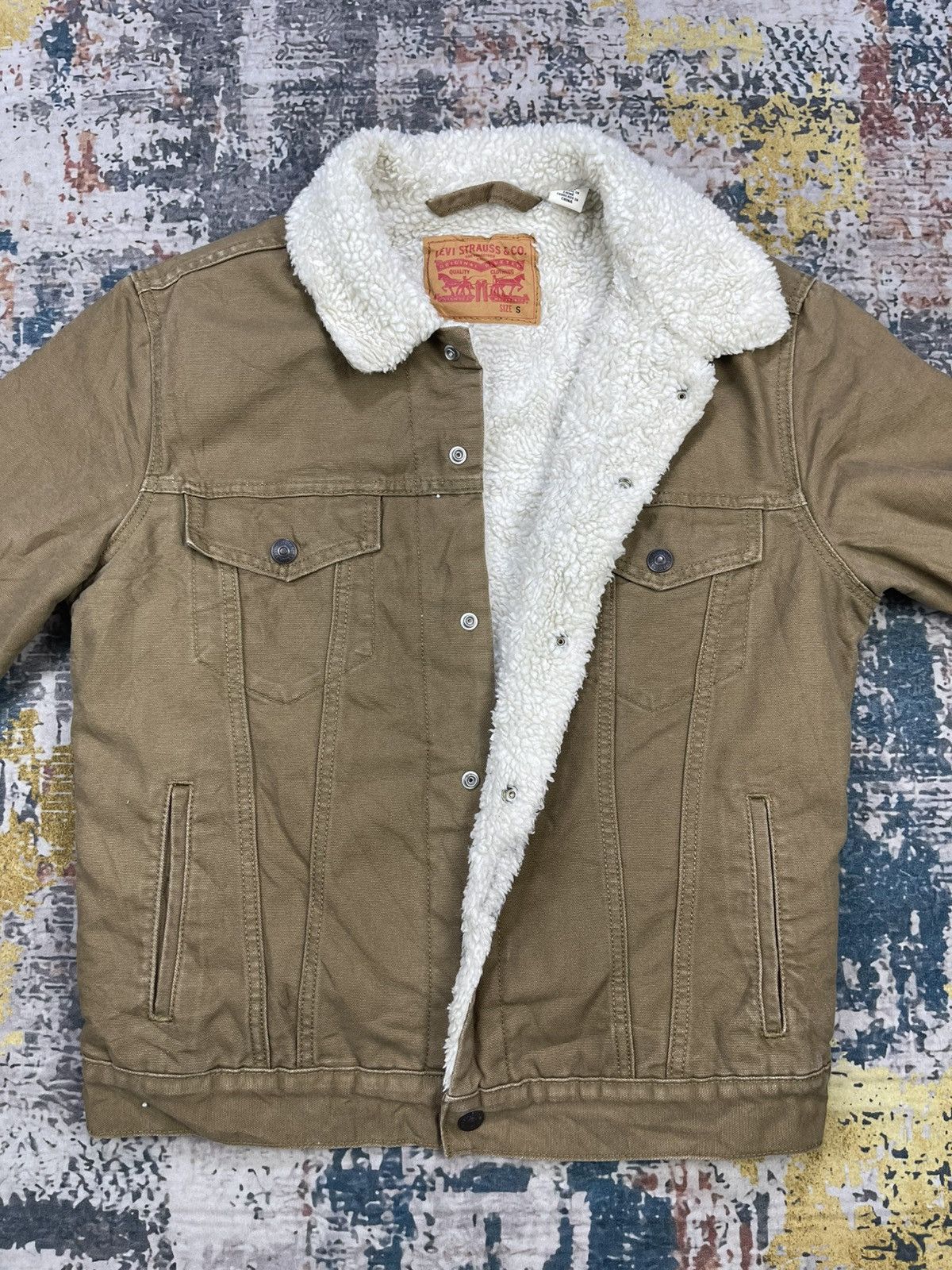 Levi's Levis Type III Sherpa Trucker Jacket Size US S / EU 44-46 / 1 - 8 Thumbnail