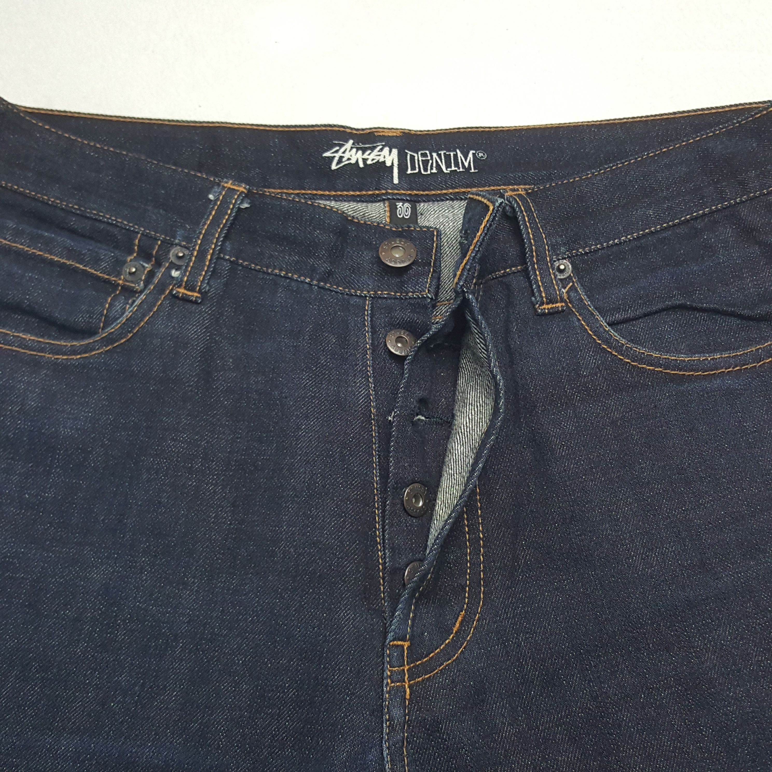 Stussy × Vintage Vintage Stussy American Streetwear Style Denim Jeans Size US 30 / EU 46 - 12 Thumbnail
