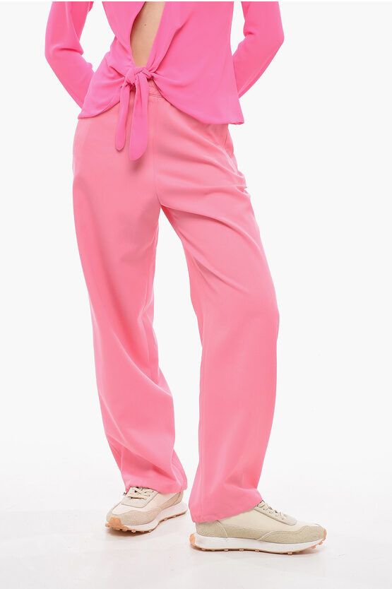 JW Anderson og1mm0624 Joggers Ankle Drawstrings in Pink Size 30" / US 8 / IT 44 - 1 Thumbnail