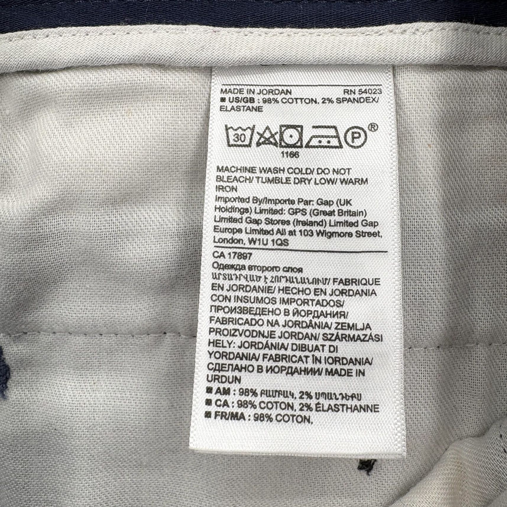Banana Republic Banana Republic Pants Mens 33x34 Blue Slim Traveler Chino Stretch Casual Work Tapered Front Flat Naut Size US 33 - 5 Thumbnail