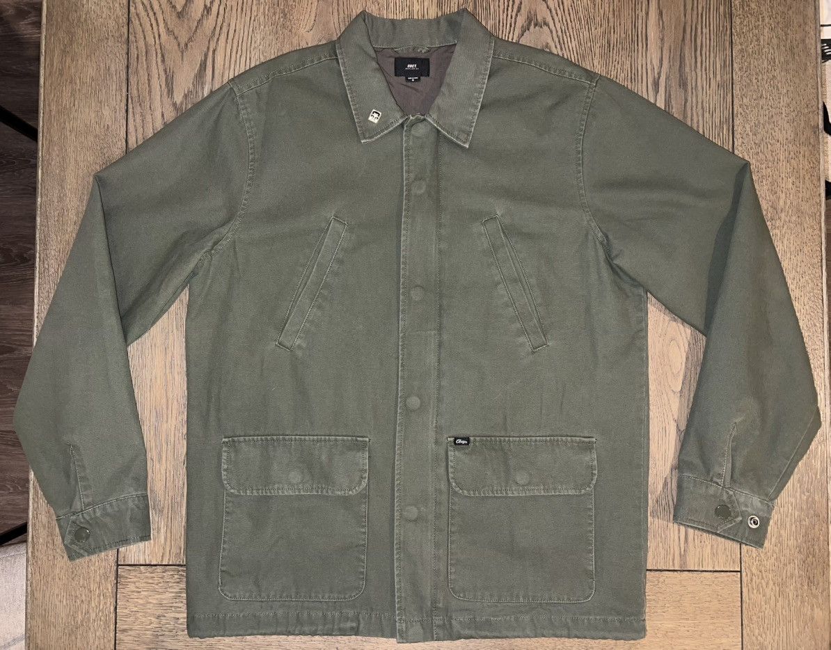 Obey Obey Worldwide Chore Coat, Army Olive Size US M / EU 48-50 / 2 - 1 Thumbnail