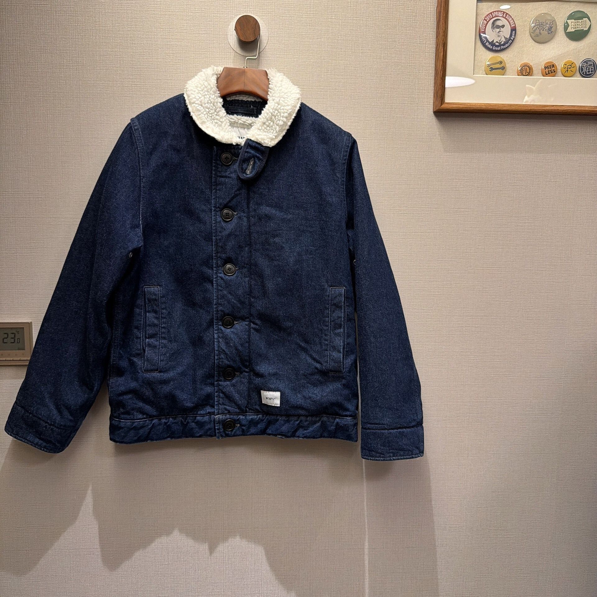 Wtaps Deck Jacket with Lambswool Lining