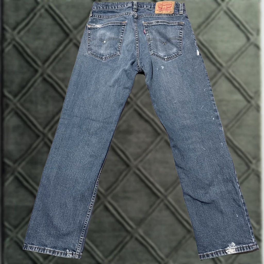 Levi's Levi’s 559 Jeans Men Blue Denim Mid Rise Relaxed Straight Zip Fly - 30X30 Size US 30 / EU 46 - 1 Thumbnail