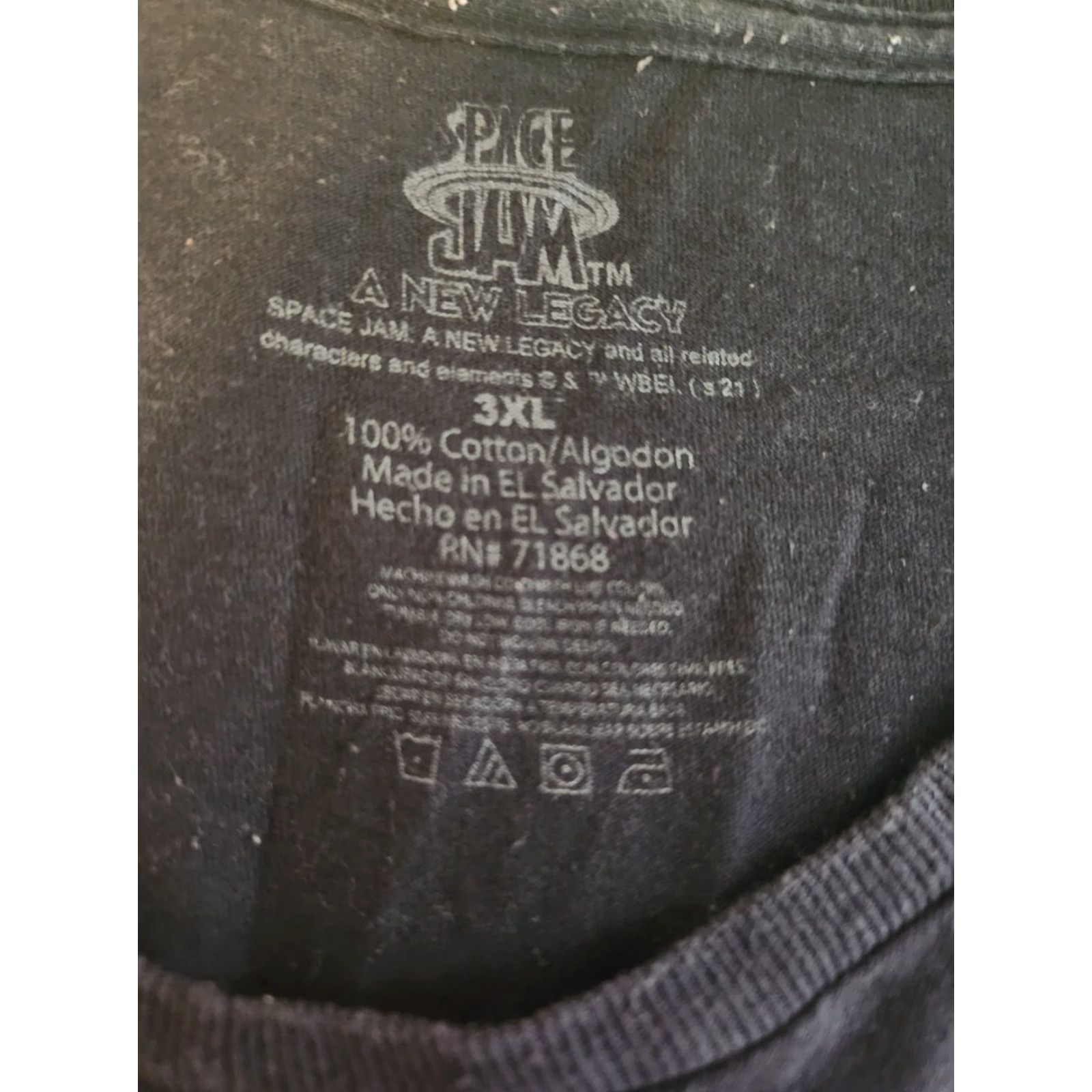 Vintage Space Jam Shirt A New Legacy T-Shirt 3XL Black Tune Squad Tweety Bugs Taz Mens Cotton Crew Neck Short Sleeve Size US XXL / EU 58 / 5 - 2 Thumbnail