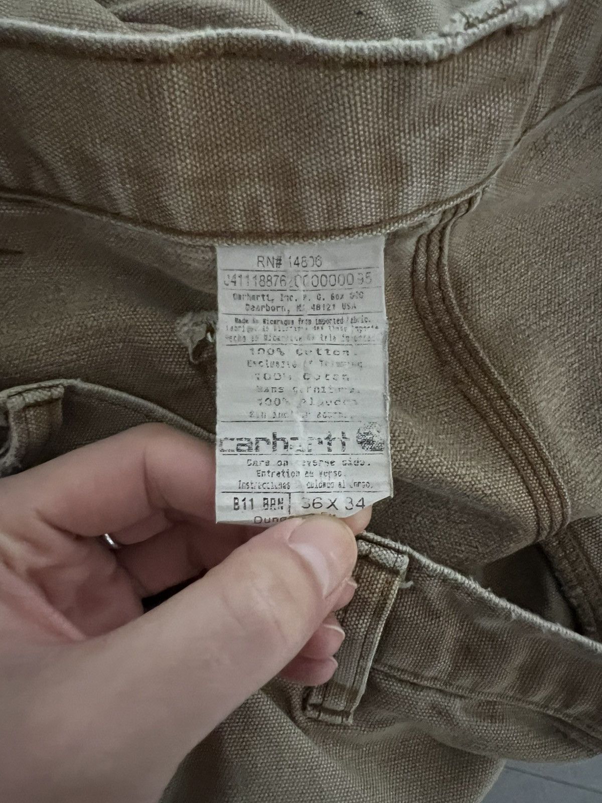 Carhartt Carhartt Capenter Vintage Size US 34 / EU 50 - 8 Thumbnail