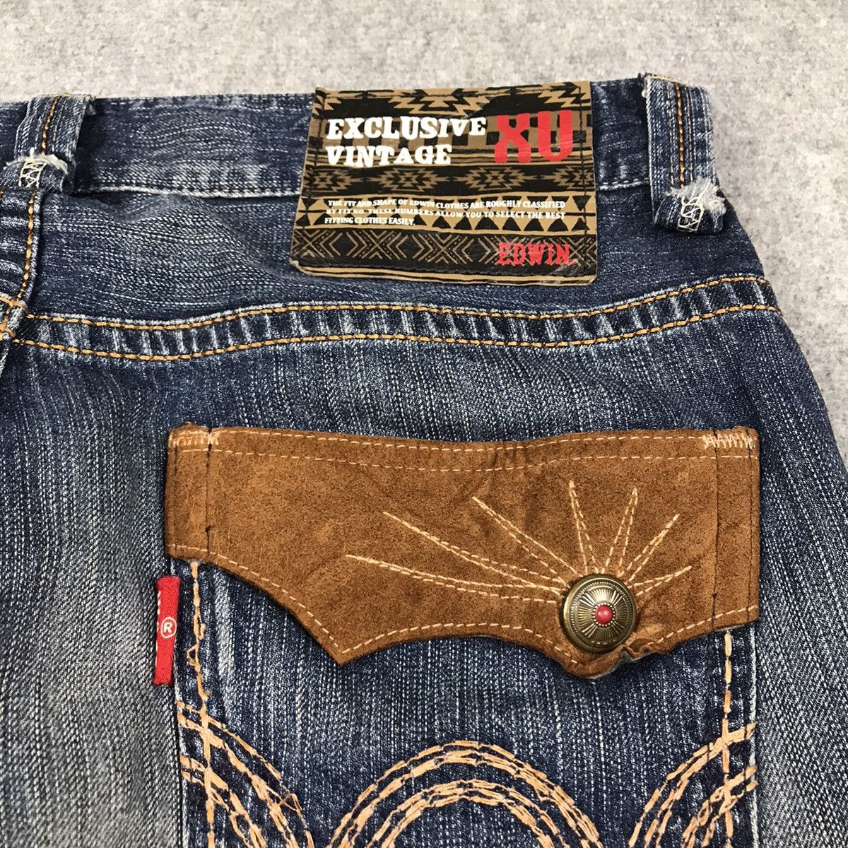 Edwin DISTRESSED DENIM EDWIN BAGGY PANTS Size US 34 / EU 50 - 13 Thumbnail