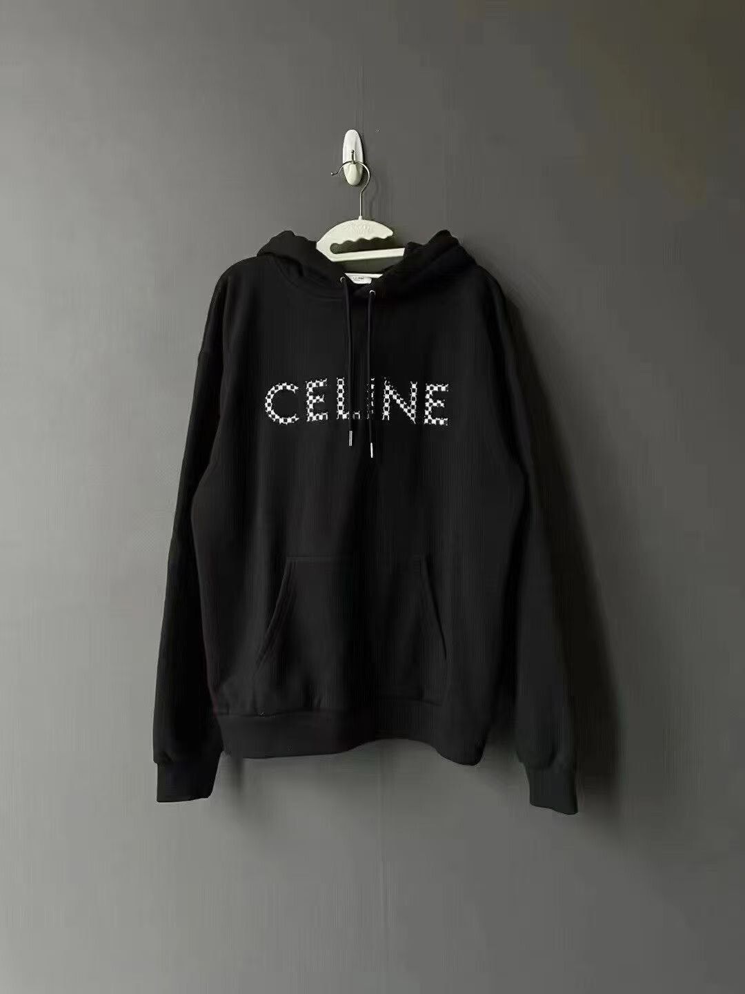Celine Celine Checkerboard Rivet Hoodie Size US M / EU 48-50 / 2 - 1 Thumbnail