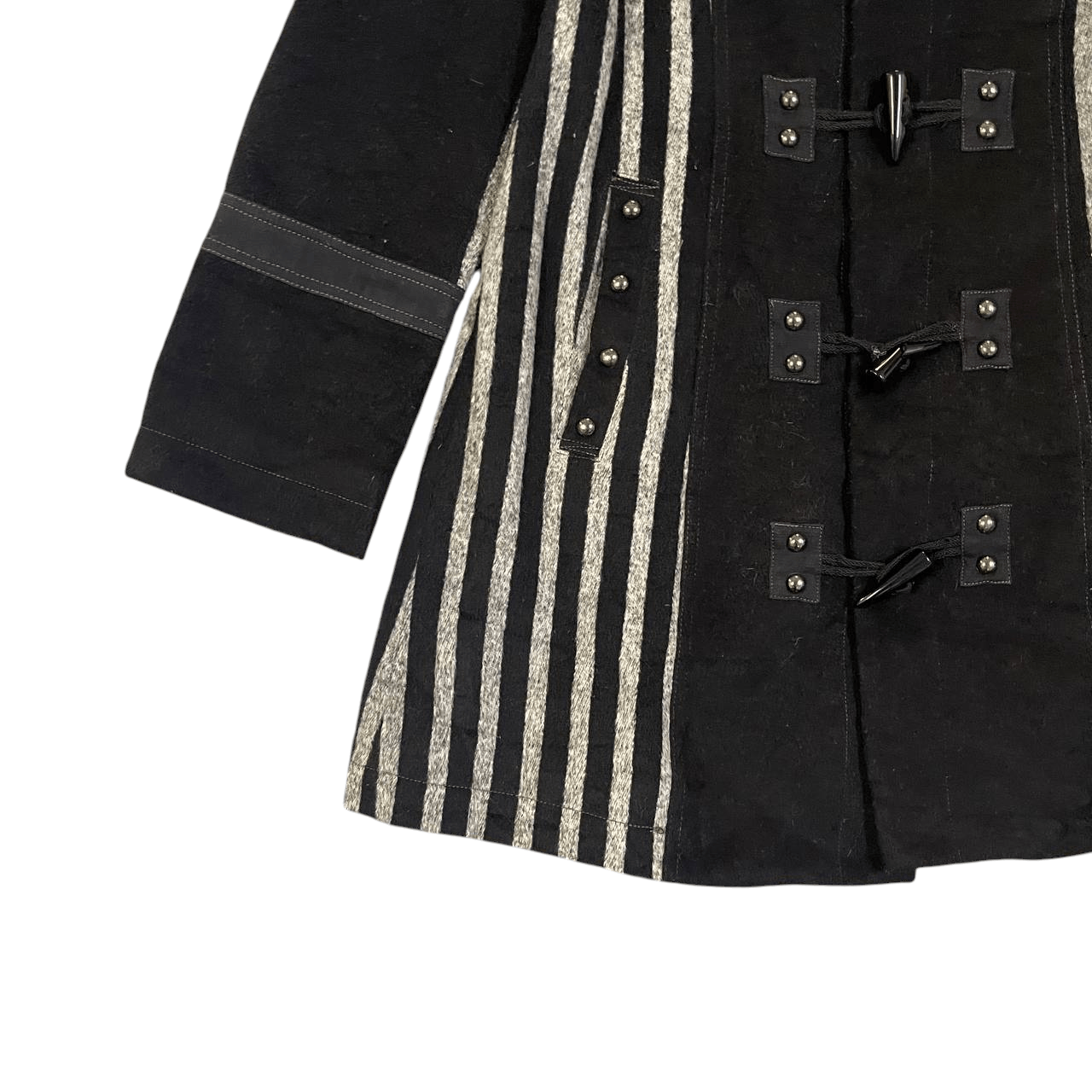 14th Addiction Vintage Algon Quins Fur Hooded Duffle Coat Size US S / EU 44-46 / 1 - 3 Thumbnail