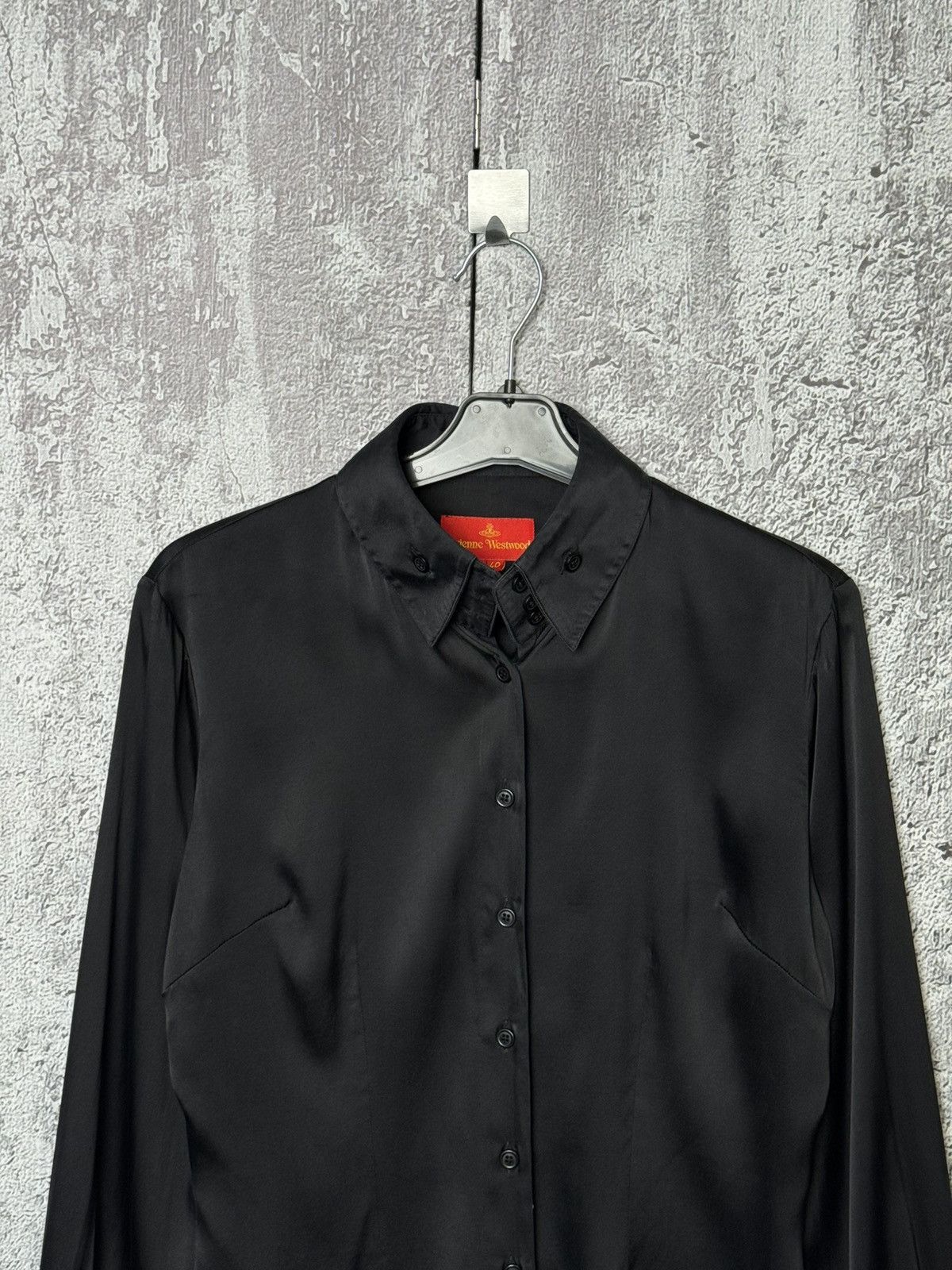 Vivienne Westwood Vivienne Westwood Button Long Sleeve Silk Shirt Black Blouse Size S / US 4 / IT 40 - 2 Thumbnail