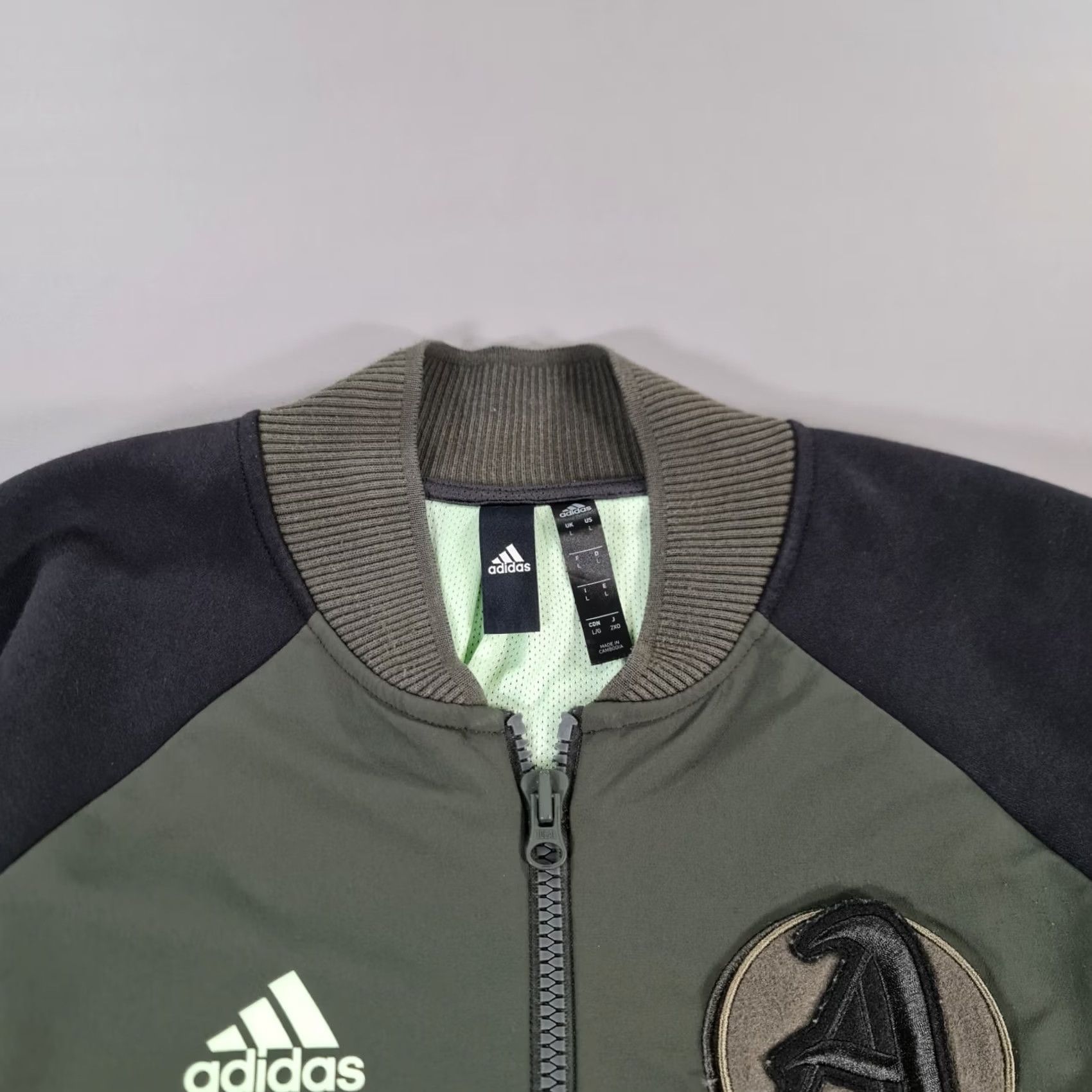 Adidas Adidas Mens Jacket Green Large New York Tennis Bomber Full Zip DX4326 Size US L / EU 52-54 / 3 - 2 Thumbnail