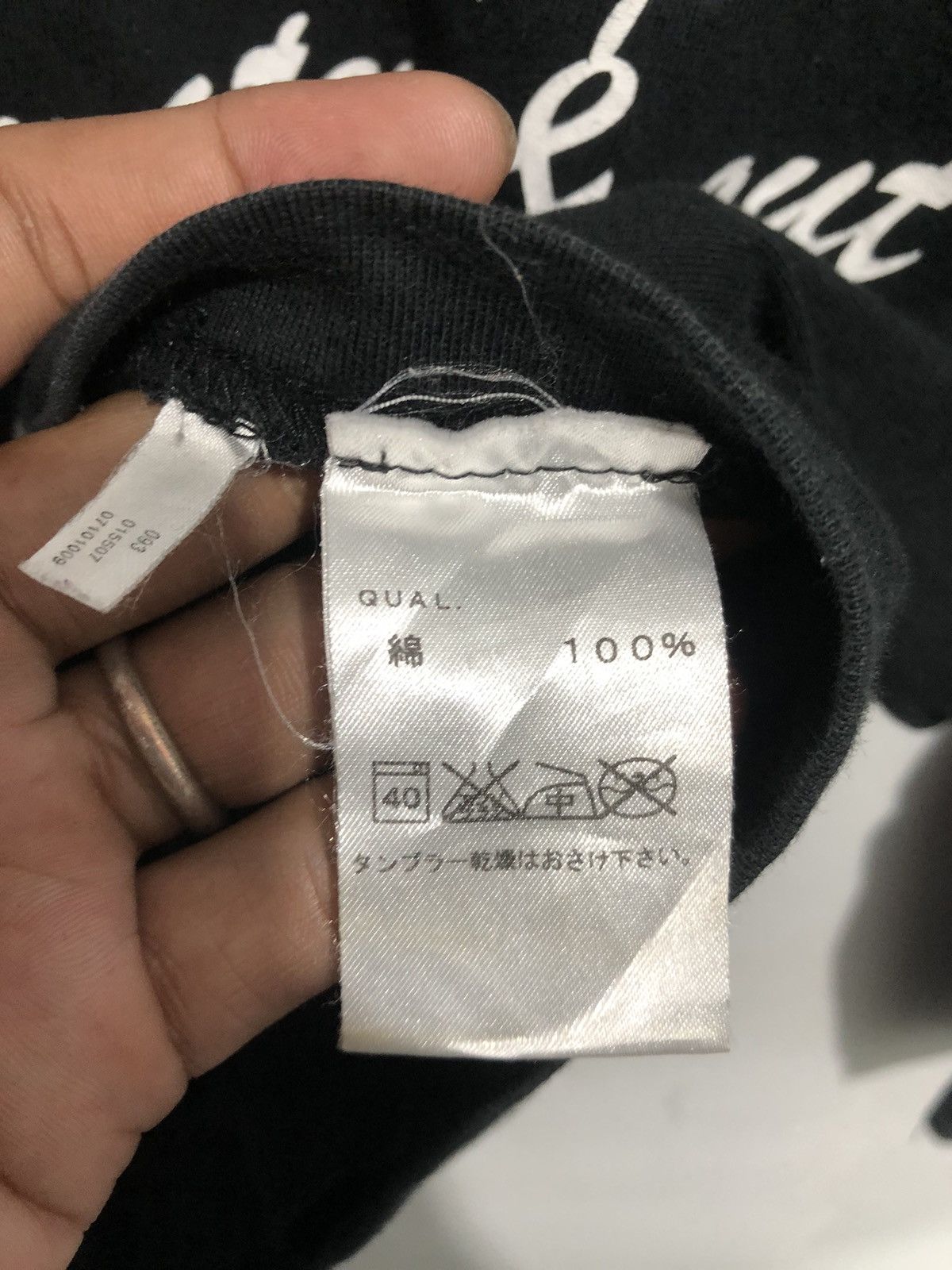 If Six Was Nine Japanese Gothic Poem Gotcha LongSleeve Punk Style Size US L / EU 52-54 / 3 - 9 Thumbnail
