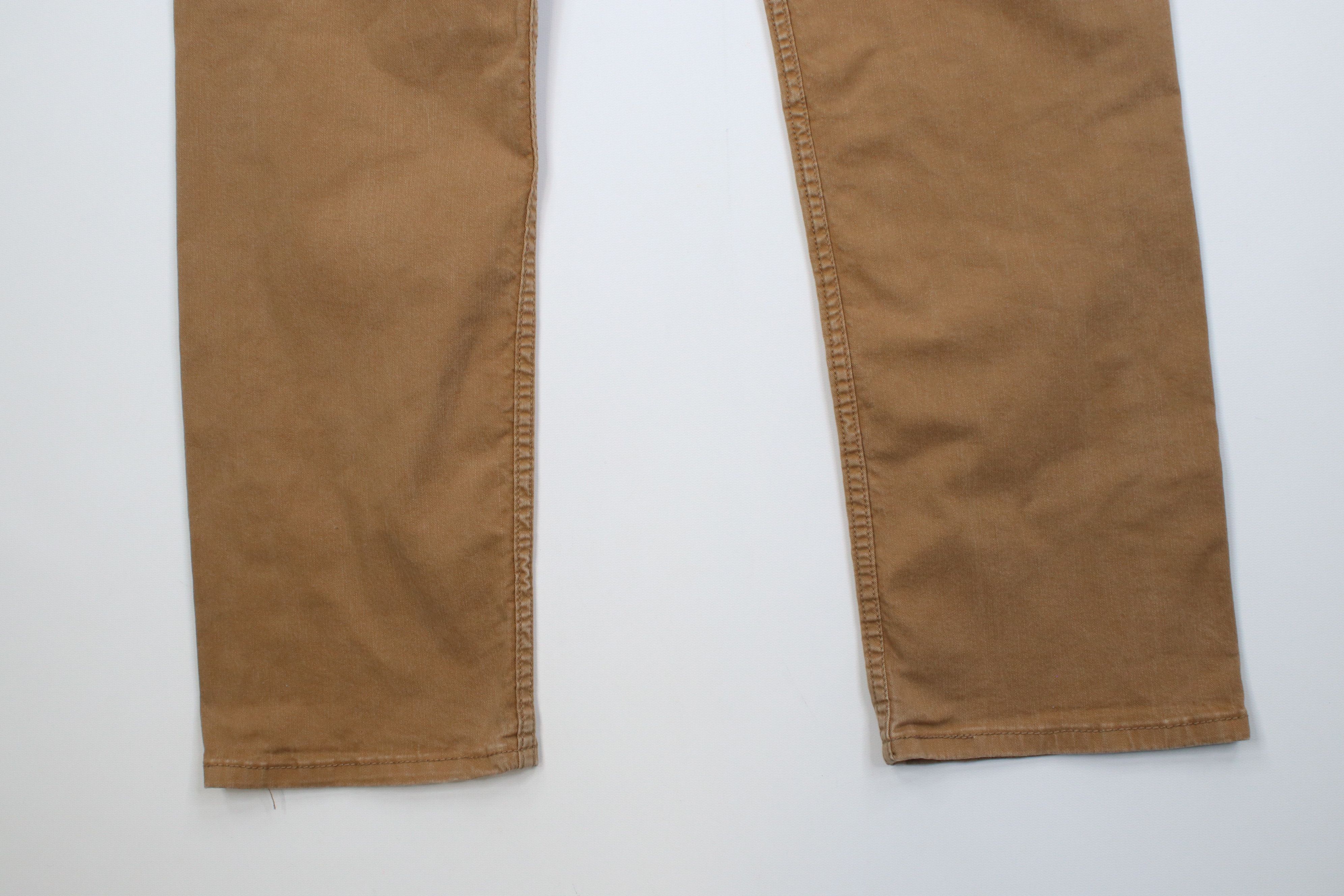Levi's Vintage Y2K Levis 505 Regular Fit Straight Leg Jeans Brown Size US 33 - 12 Thumbnail