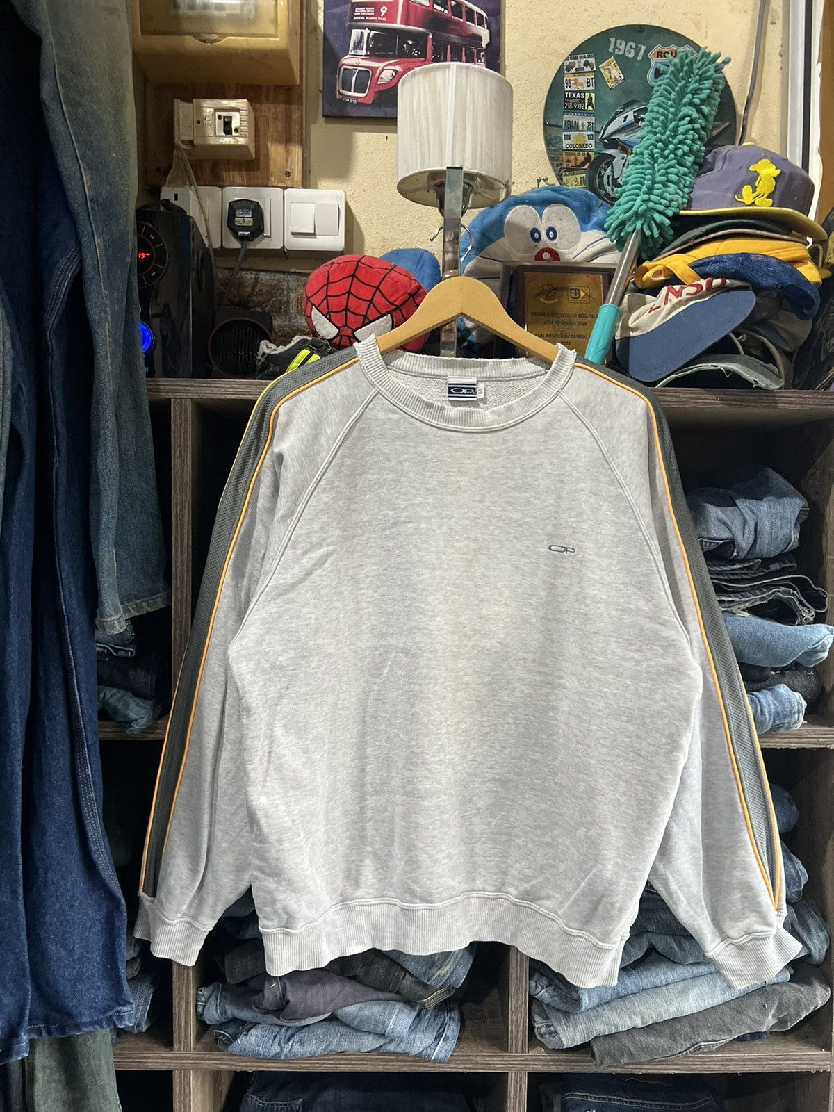 Ocean Pacific 🔥Distressed Ocean Pacific Side Stripe Sweatshirt Size US M / EU 48-50 / 2 - 3 Thumbnail