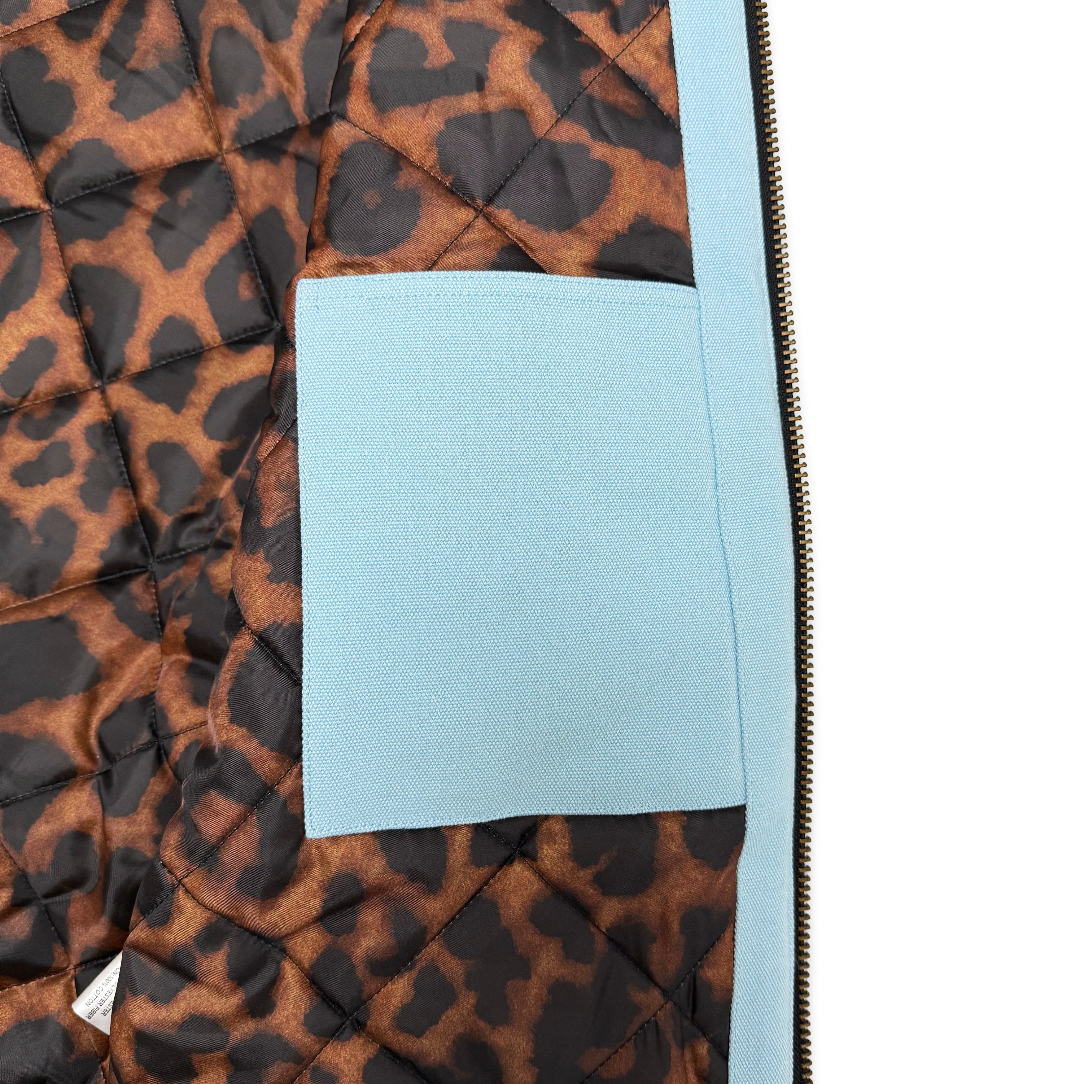 Carhartt Suture Studios 16oz Duck Canvas Work Jacket Ice Blue Leopard Size US XL / EU 56 / 4 - 7 Thumbnail