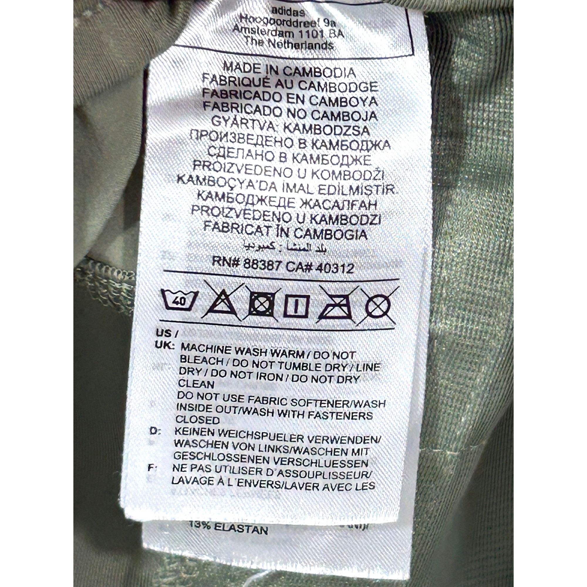 Adidas Adidas Womens Joggers S Sage Green Logo AEROREADY Drawstring Size 25" / US 0 / IT 36 - 16 Thumbnail