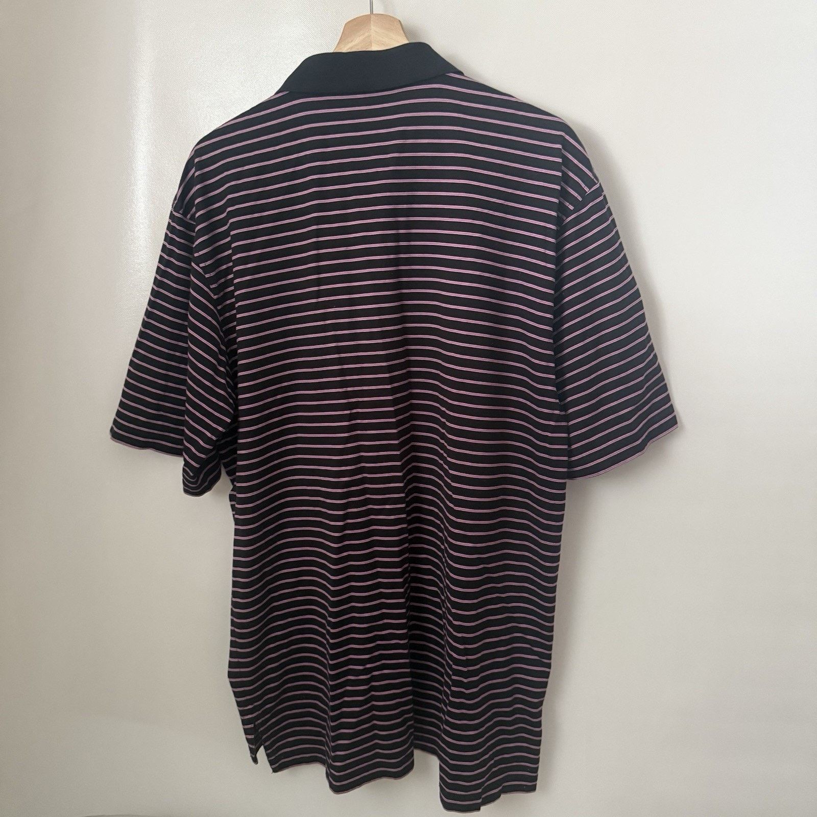 Peter Millar Peter Millar Summer Comfort Golf Polo Black Pink Striped Size US L / EU 52-54 / 3 - 2 Thumbnail