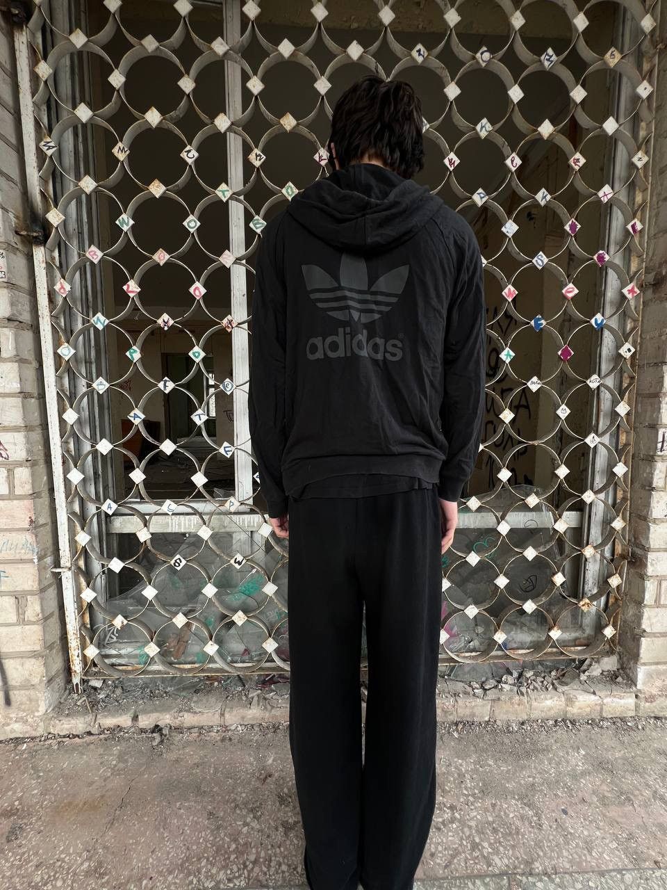 Adidas × Japanese Brand × Vintage Vintage Y2K Adidas X-Ray Skeleton Mesh Gaultier Style Hoodie Size US M / EU 48-50 / 2 - 6 Thumbnail