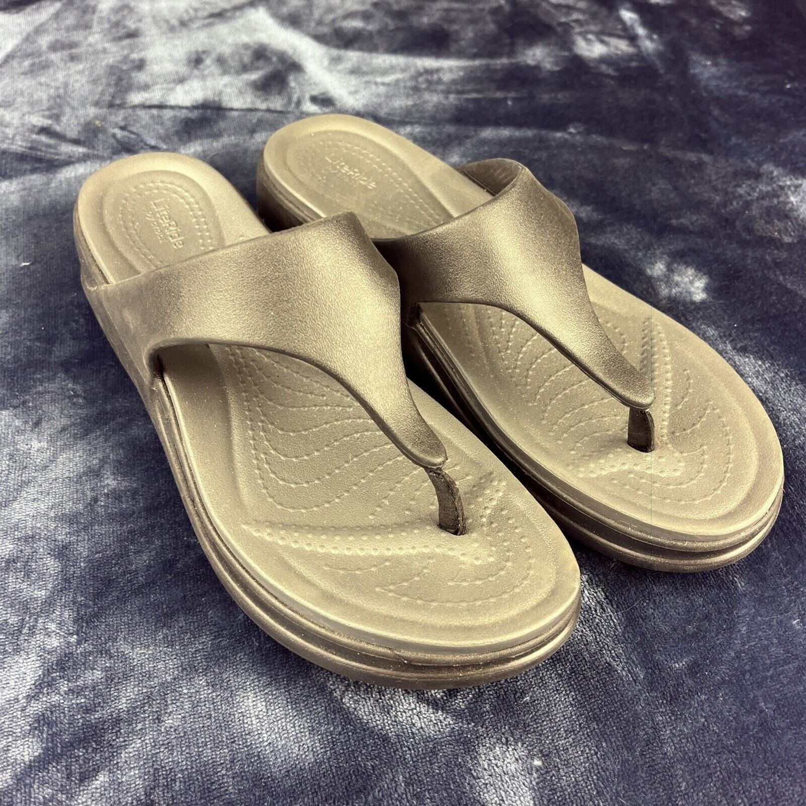 Crocs Sloane Glitter evrn Wedge Flip