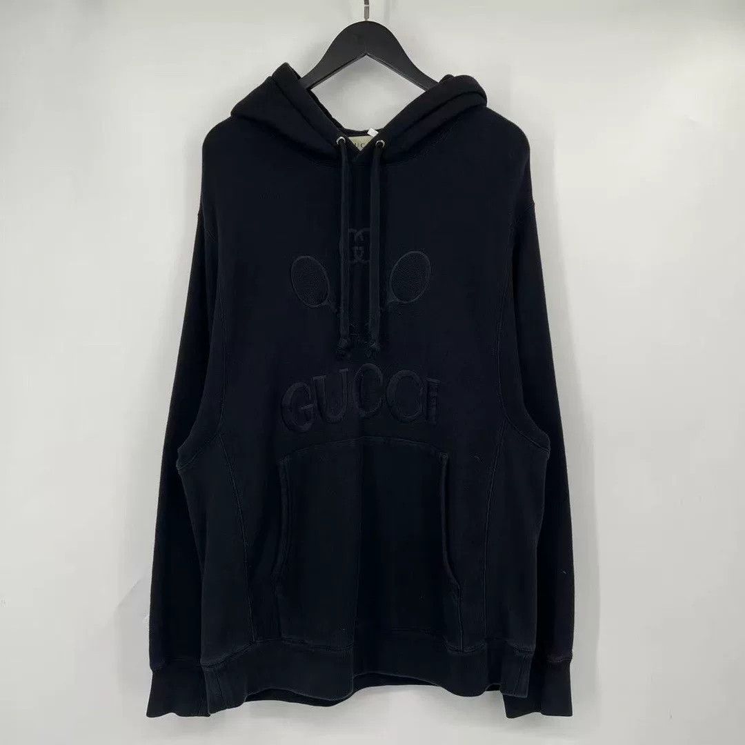 Gucci Gucci Black Hoodie L Men Size US L / EU 52-54 / 3 - 1 Thumbnail