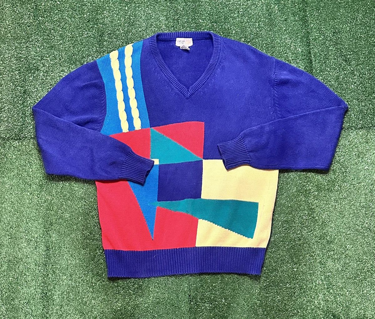 Izod Vintage 80s Izod Club 100% Cotton Sweater Size M Size US M / EU 48-50 / 2 - 1 Thumbnail