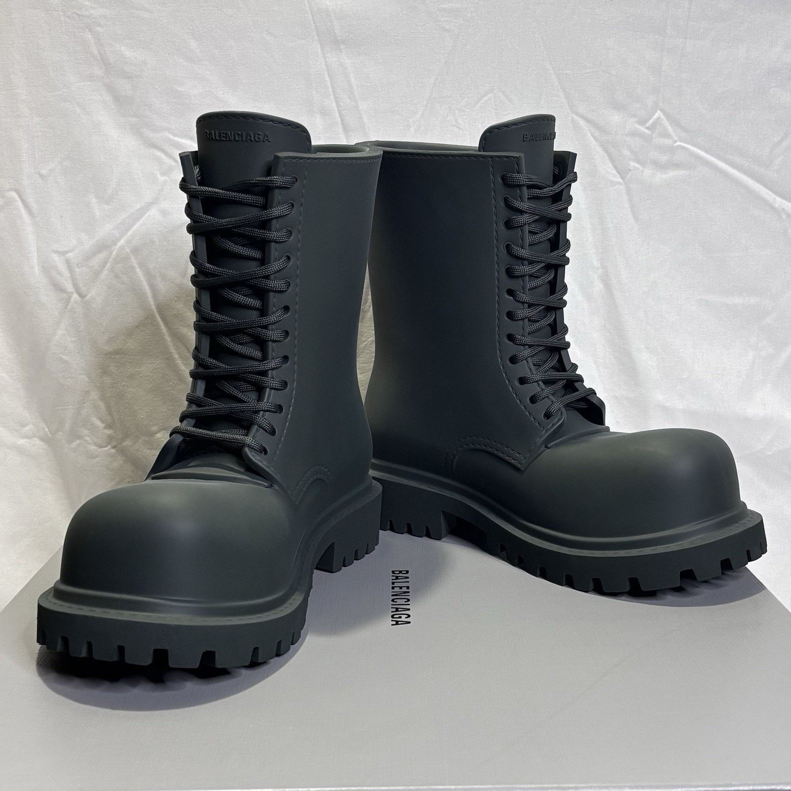 Balenciaga BALENCIAGA TROOPER BOOTS - SZ. 40 (US 8/8.5) | Grailed