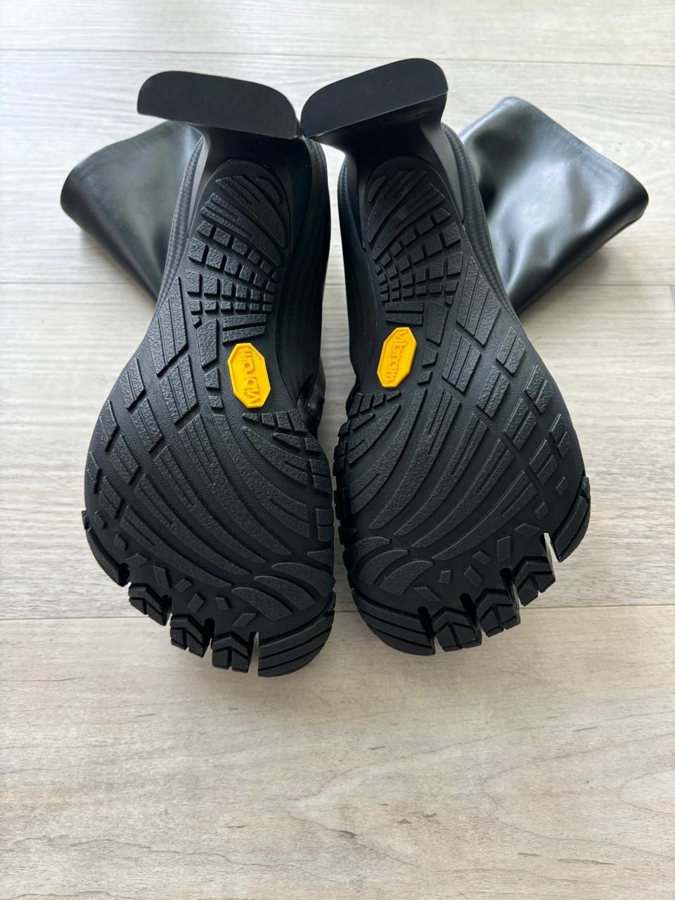 Balenciaga Leather Vibram Five Fingers Heeled Sock Boots Size US 6 / IT 36 - 7 Thumbnail