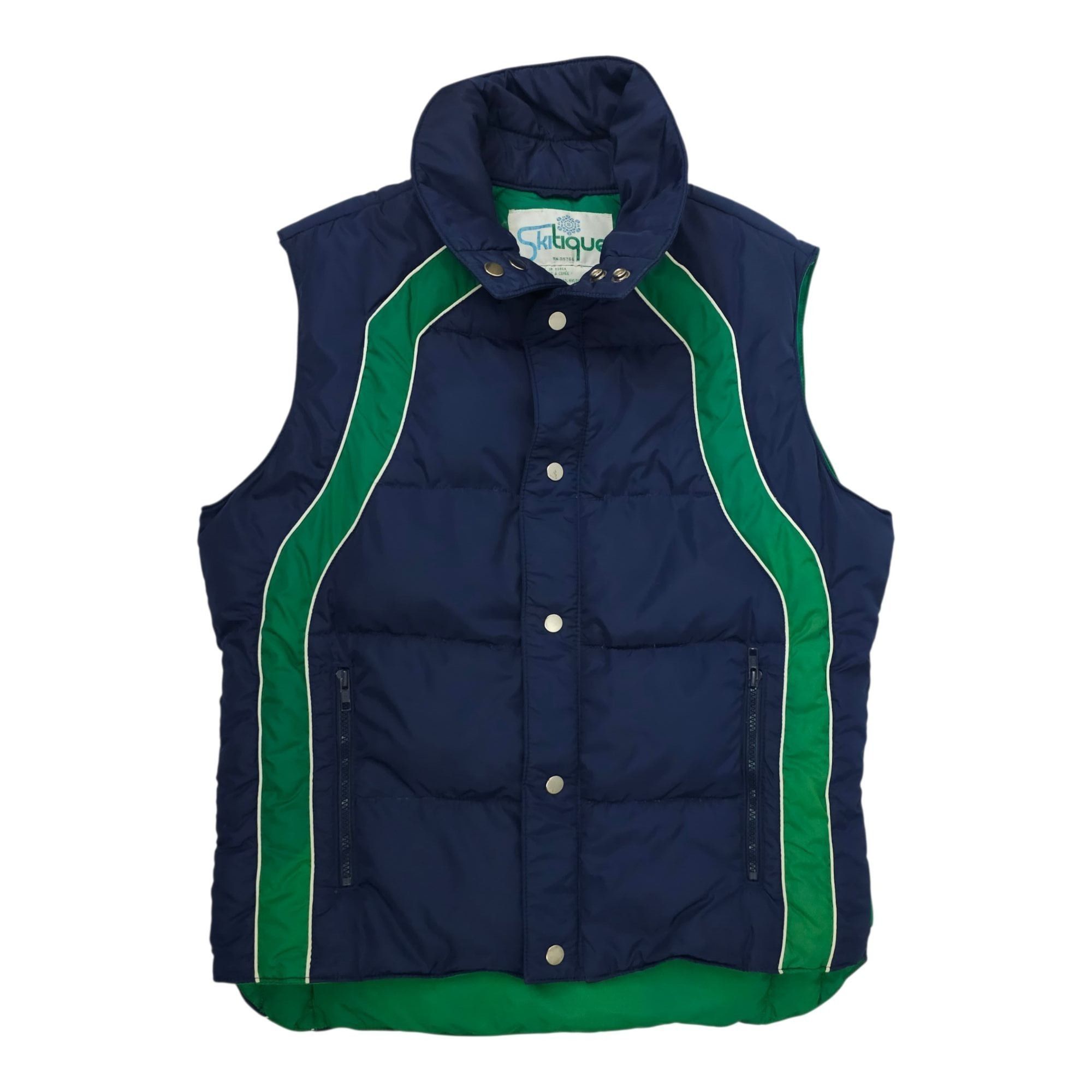 Other Skitique Puffer Vest L Vintage 70s 80s Down Feather Fill Size US L / EU 52-54 / 3 - 1 Thumbnail