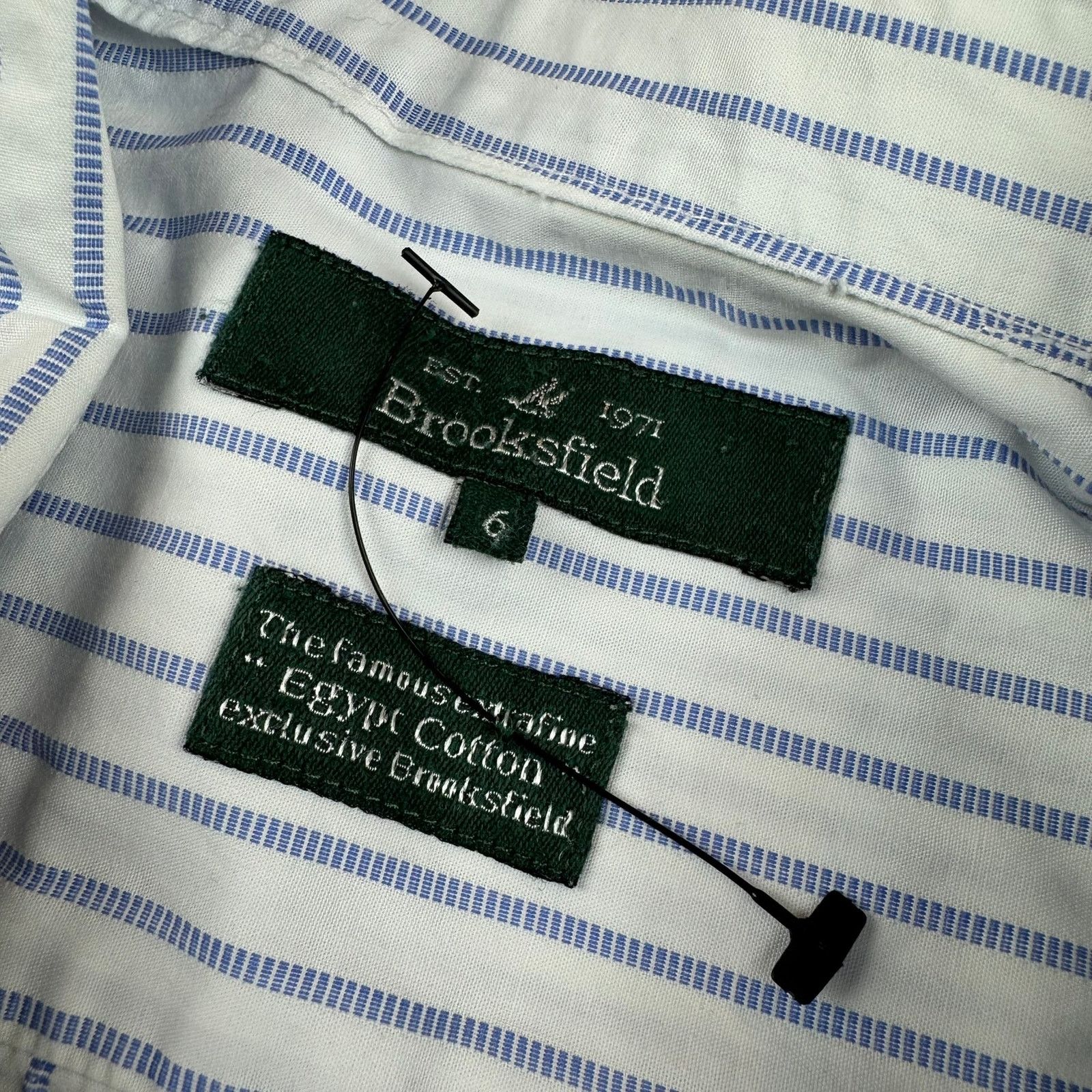 Brooksfield Brooksfield Egypt Cotton Button Down Shirt - Size XXL Size US XXL / EU 58 / 5 - 4 Thumbnail