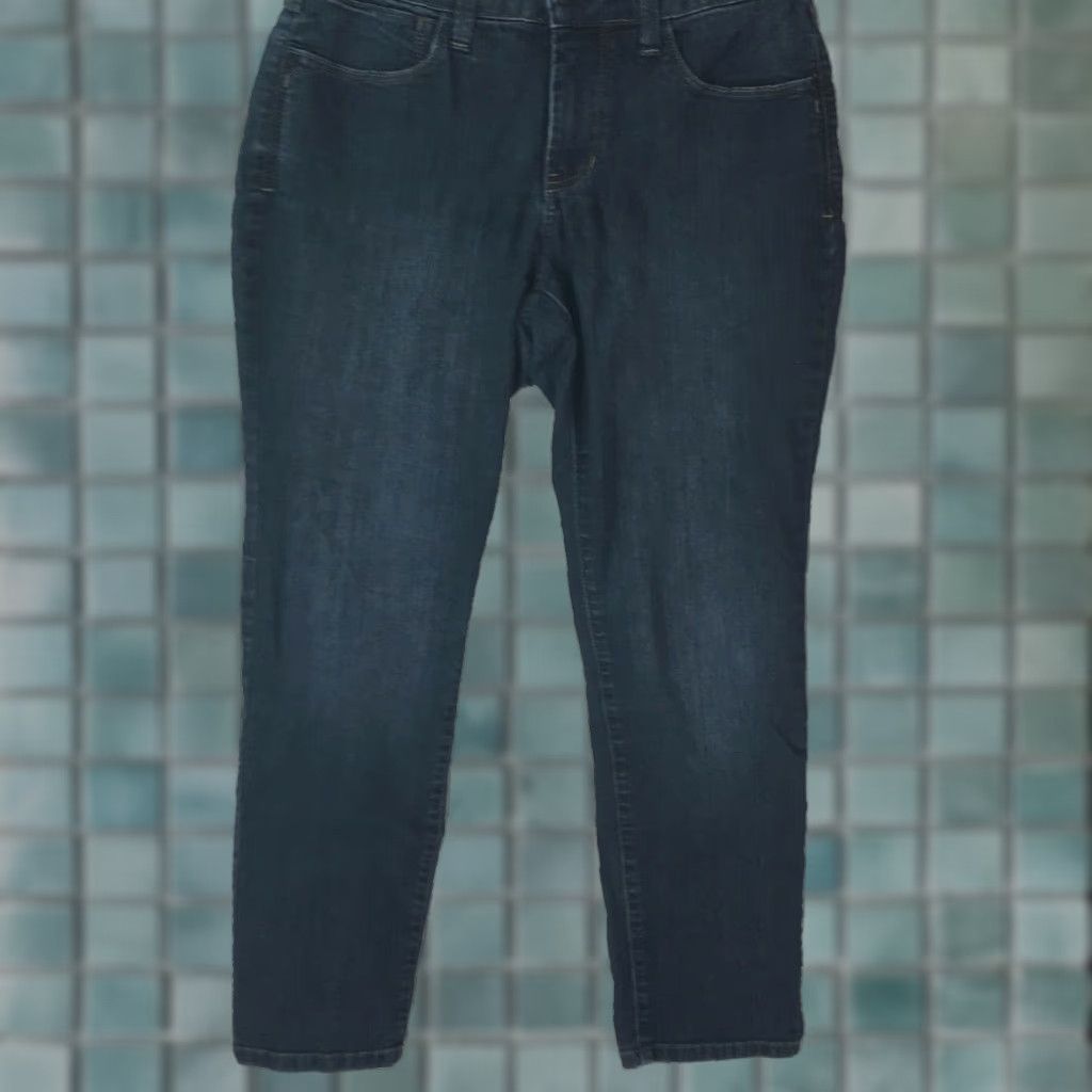 NYDJ NYDJ Denim Skinny Jeans 4P Womens Regular Flat Front Stretch Blue 28X26 Jeans Size 25" / US 0 / IT 36 - 1 Thumbnail