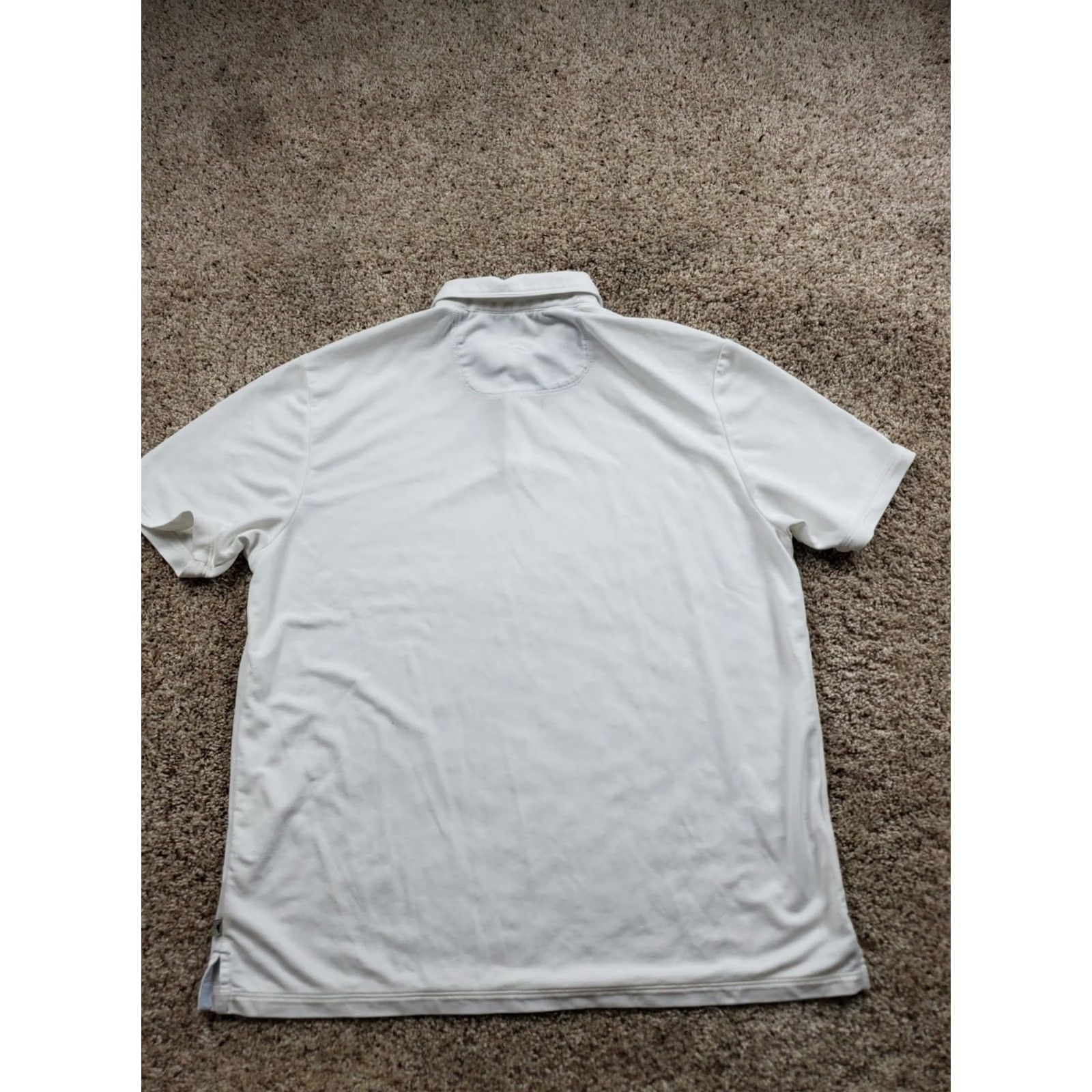 Tommy Bahama Tommy Bahama Polo Shirt XL Men White Lyocell Blend Short Sleeve Casual Shirt Size US XL / EU 56 / 4 - 6 Thumbnail