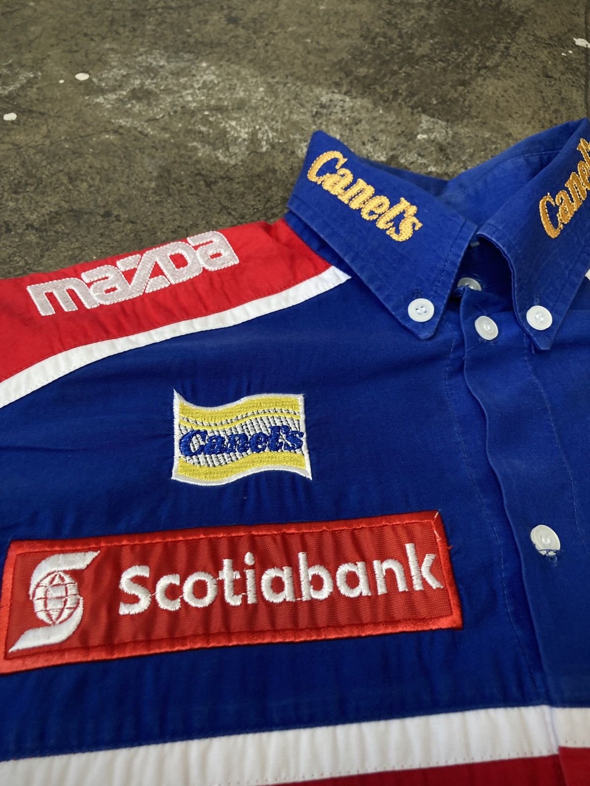 Formula 1 × NASCAR × Vintage Vintage 90s Mazda Speed Racing Shirt Size US M / EU 48-50 / 2 - 6 Thumbnail