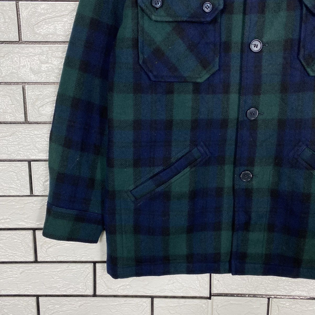 Issey Miyake Vintage Wool Chore Jacket Madison Tartan Design Check Size US L / EU 52-54 / 3 - 5 Thumbnail