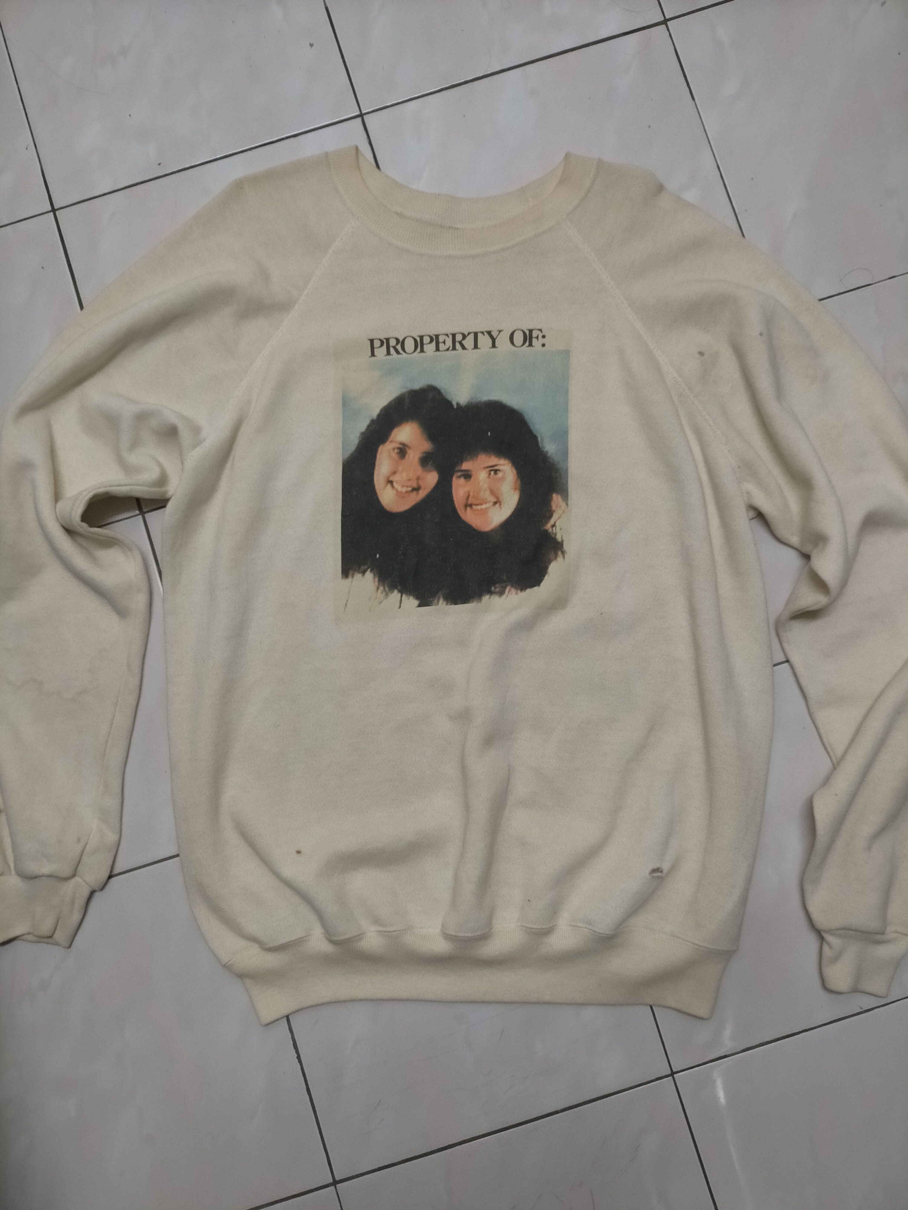 Vintage Vintage Property Of Sweatshirt 80s Size US XL / EU 56 / 4 - 1 Thumbnail