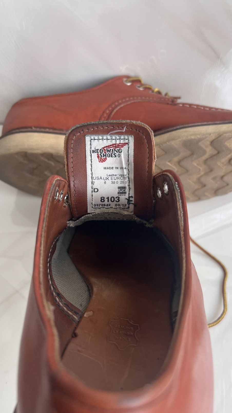 Red Wing Red wing #8103 Moc toe oxford brown leather boot size 7 D Size US 7 / EU 40 - 10 Thumbnail