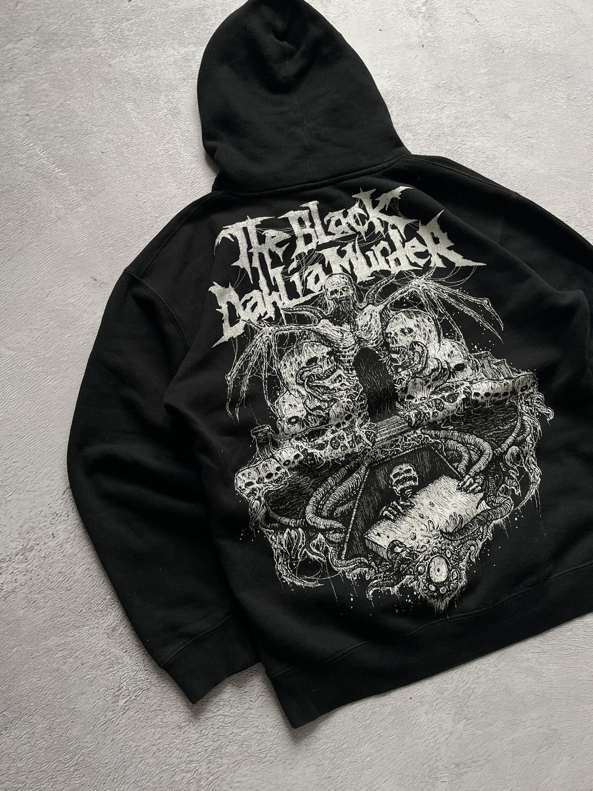 Vintage Vintage Hoodie The Black Dalhia Murder 00’s Big Logo Y2K Size US L / EU 52-54 / 3 - 2 Thumbnail