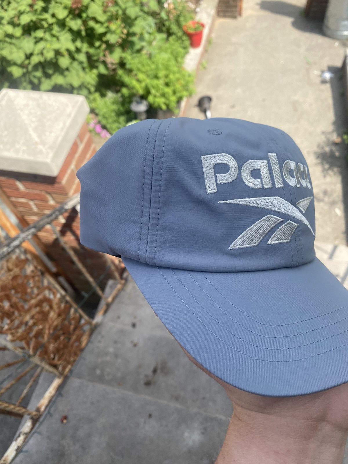 PALACE × REEBOK SHELL 6 PANNEL CAP GREY