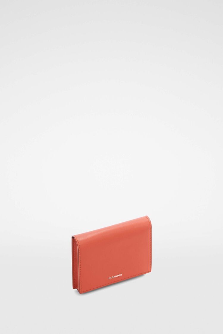 Jil Sander o1mt1gz0725 Size: OS / Card Holder in Red Size ONE SIZE - 2 Thumbnail
