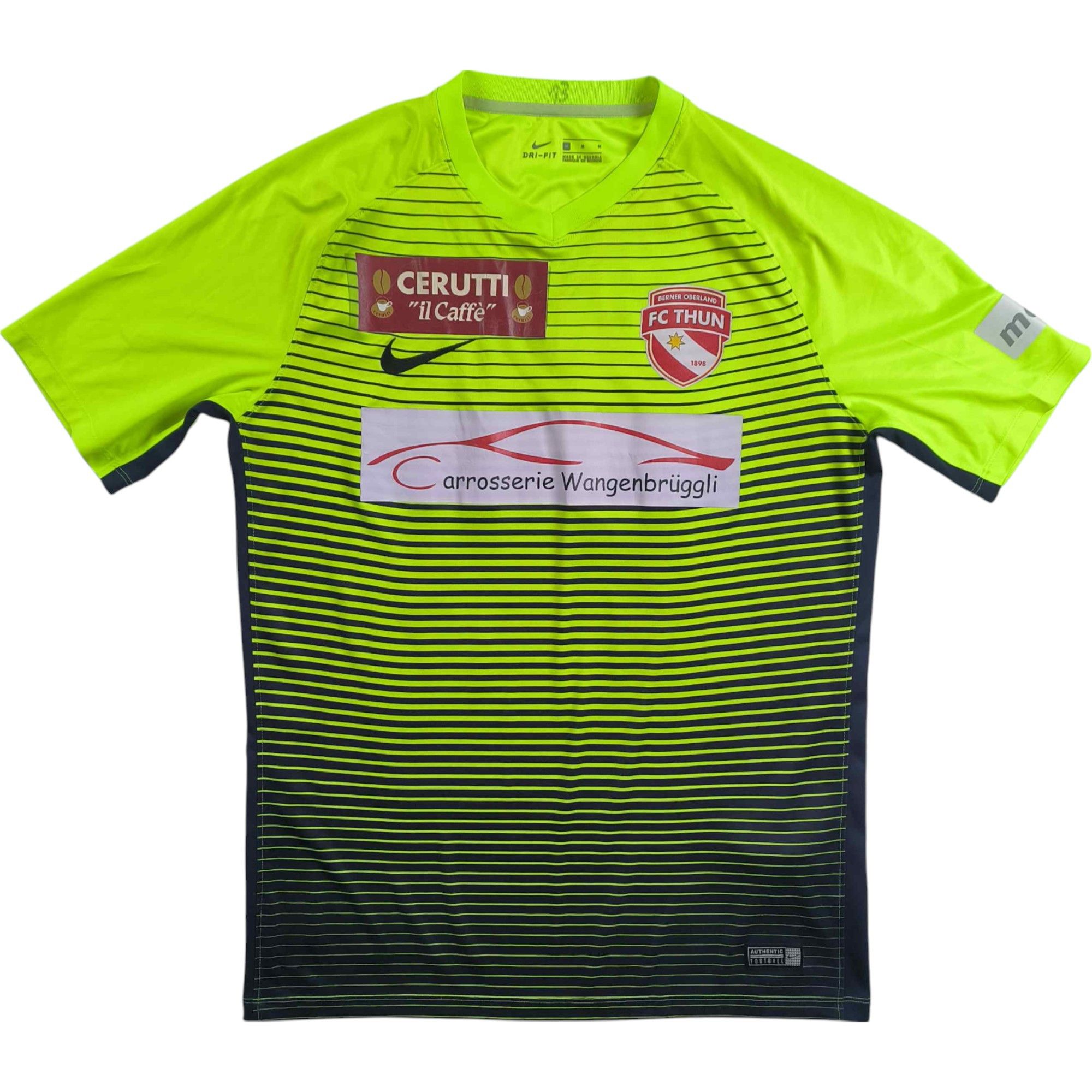 Nike FC Thun 2017-18 Nike away #13 football jersey shirt size M Size US M / EU 48-50 / 2 - 1 Thumbnail