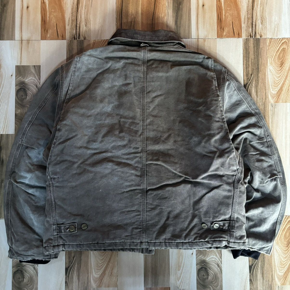 Carhartt Rare💥Vintage 00s Faded Carhartt Arctic Jacket J22 CHT Size US L / EU 52-54 / 3 - 7 Thumbnail