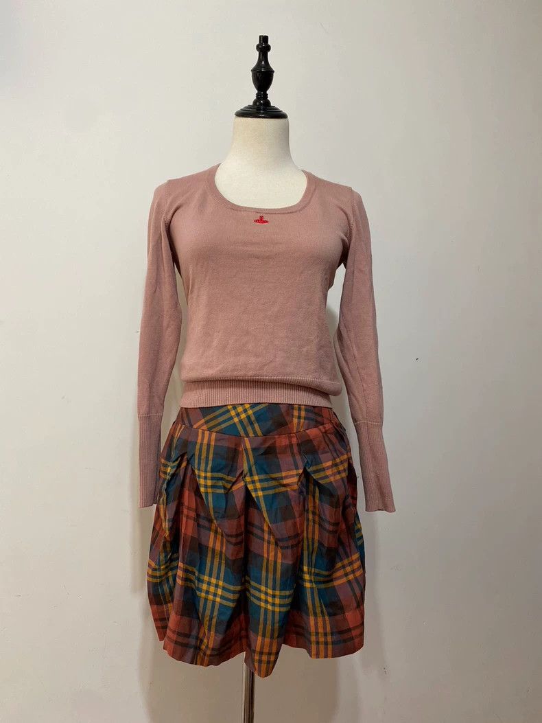 Vivienne Westwood Vivienne Westwood size1 Saturn checkered irregular skirt Size 26" / US 2 / IT 38 - 7 Thumbnail