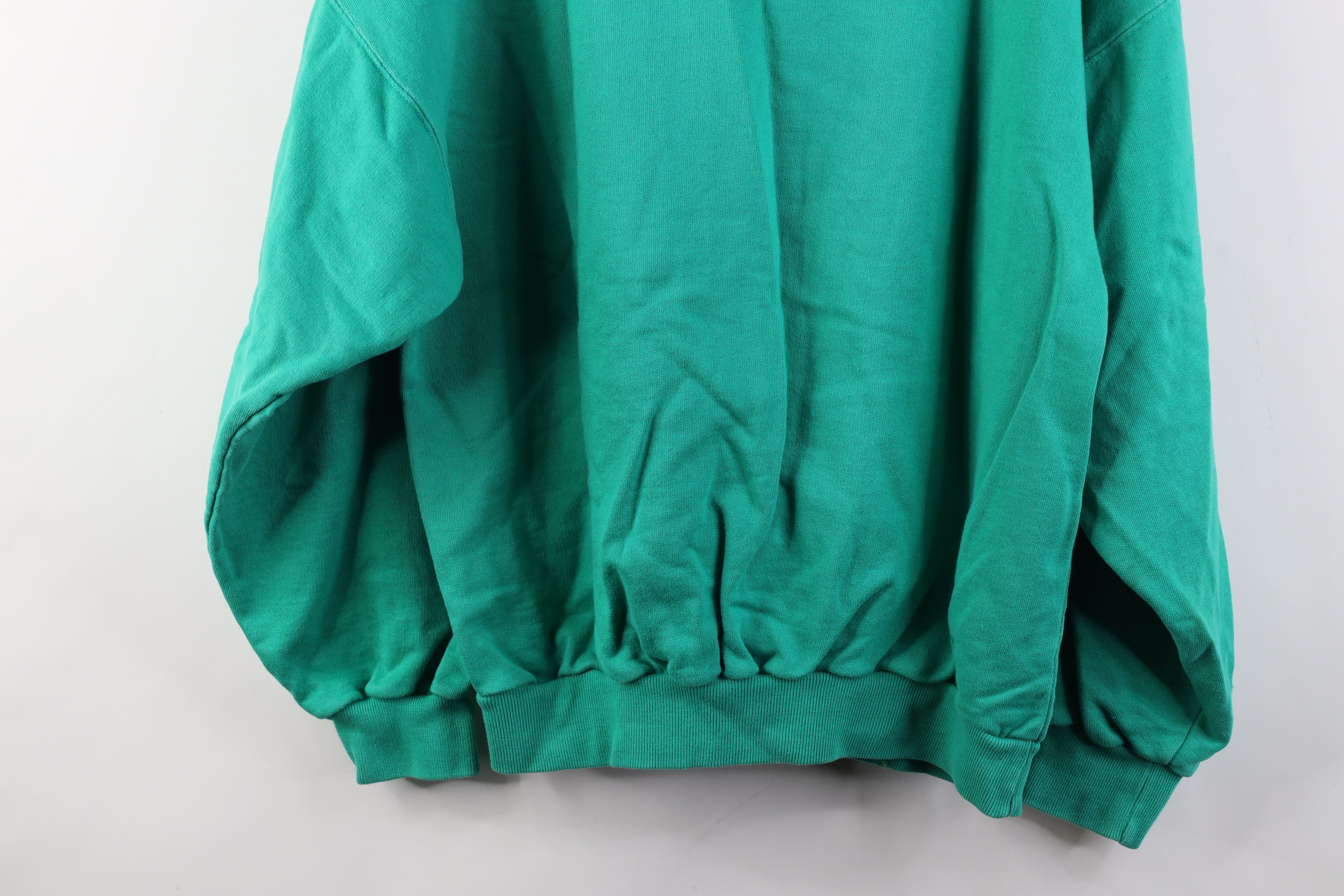Vintage Vintage 90s Eire Ireland Flower Crewneck Sweatshirt Teal Size L / US 10 / IT 46 - 15 Thumbnail