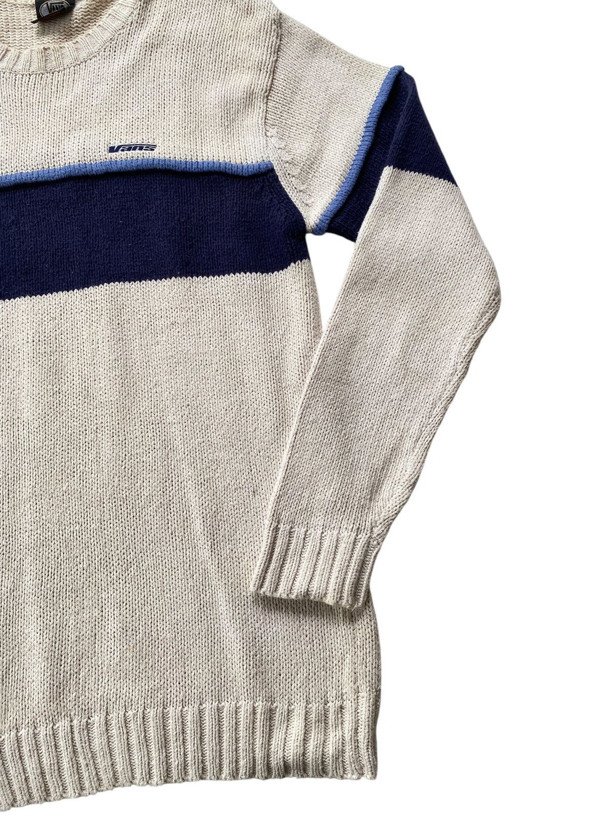 Vans × Vintage Vtg 90s Vans Usa Knitwear Swetaer Size US M / EU 48-50 / 2 - 6 Thumbnail