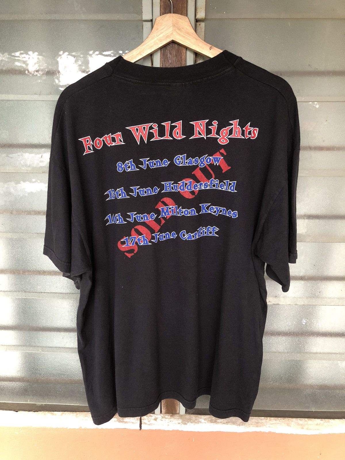 Bon Jovi Vintage Bon Jovi Four Wild Nights 2001 Tour Sold Out Tee Size US XL / EU 56 / 4 - 8 Thumbnail