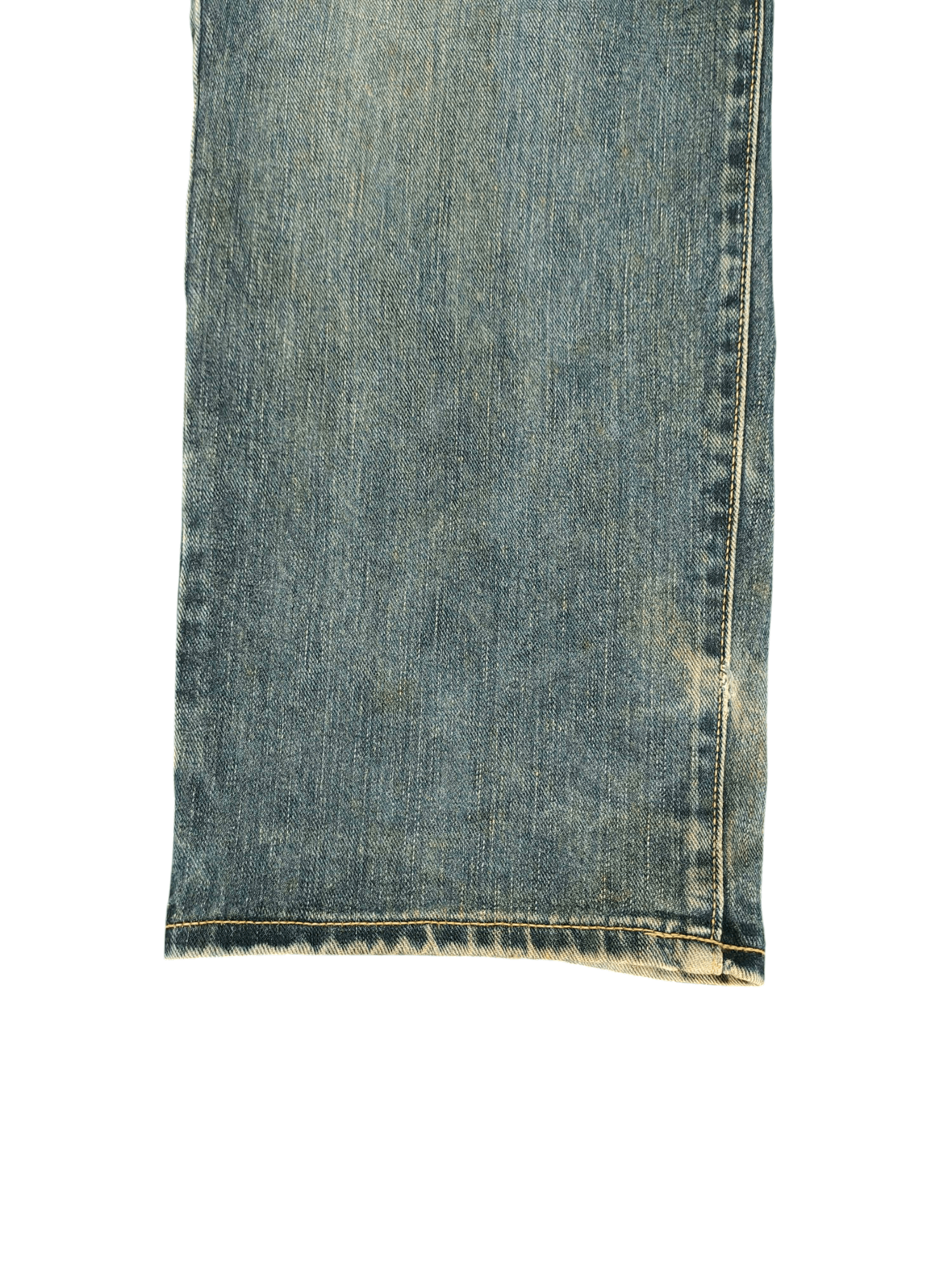 Edwin Vintage 90s Edwin Distress Faded Clawmark Rusty Denim Jeans Size US 32 / EU 48 - 7 Thumbnail