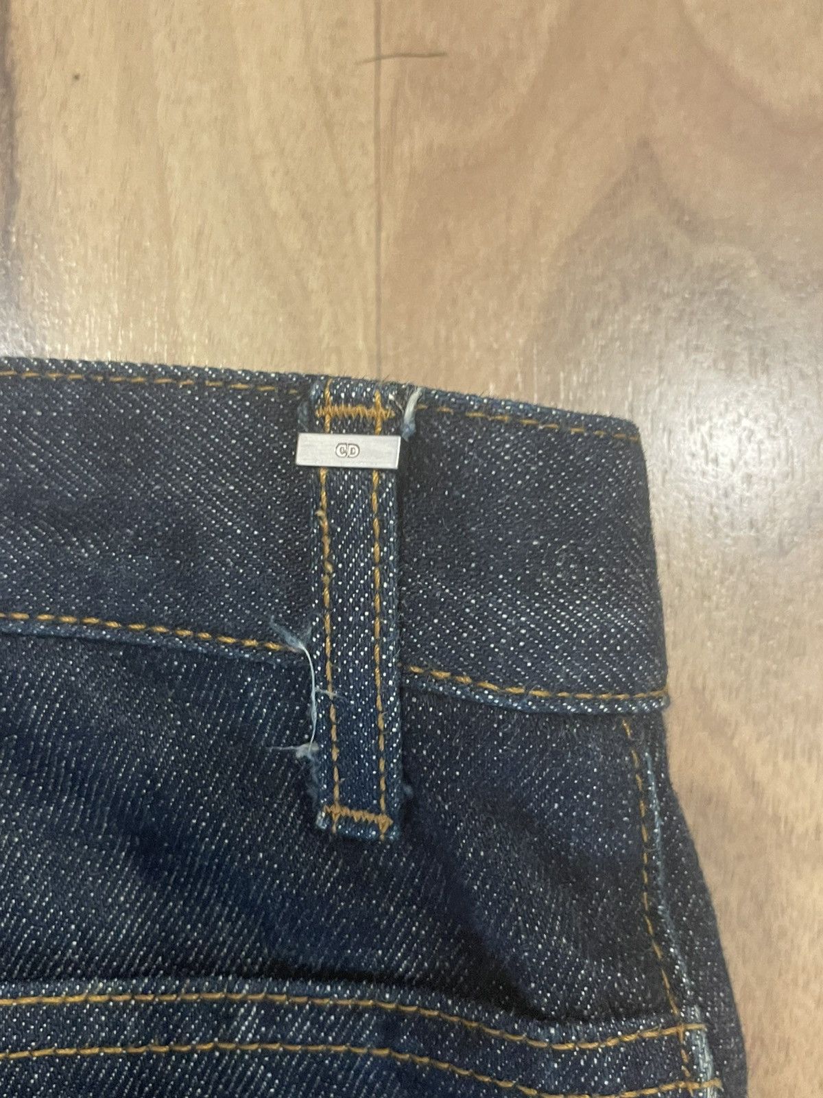 Dior × Hedi Slimane Dior Homme Sz33 Kris Van Assche Fw12 MIJ Raw Denim Jeans Size US 33 - 5 Thumbnail