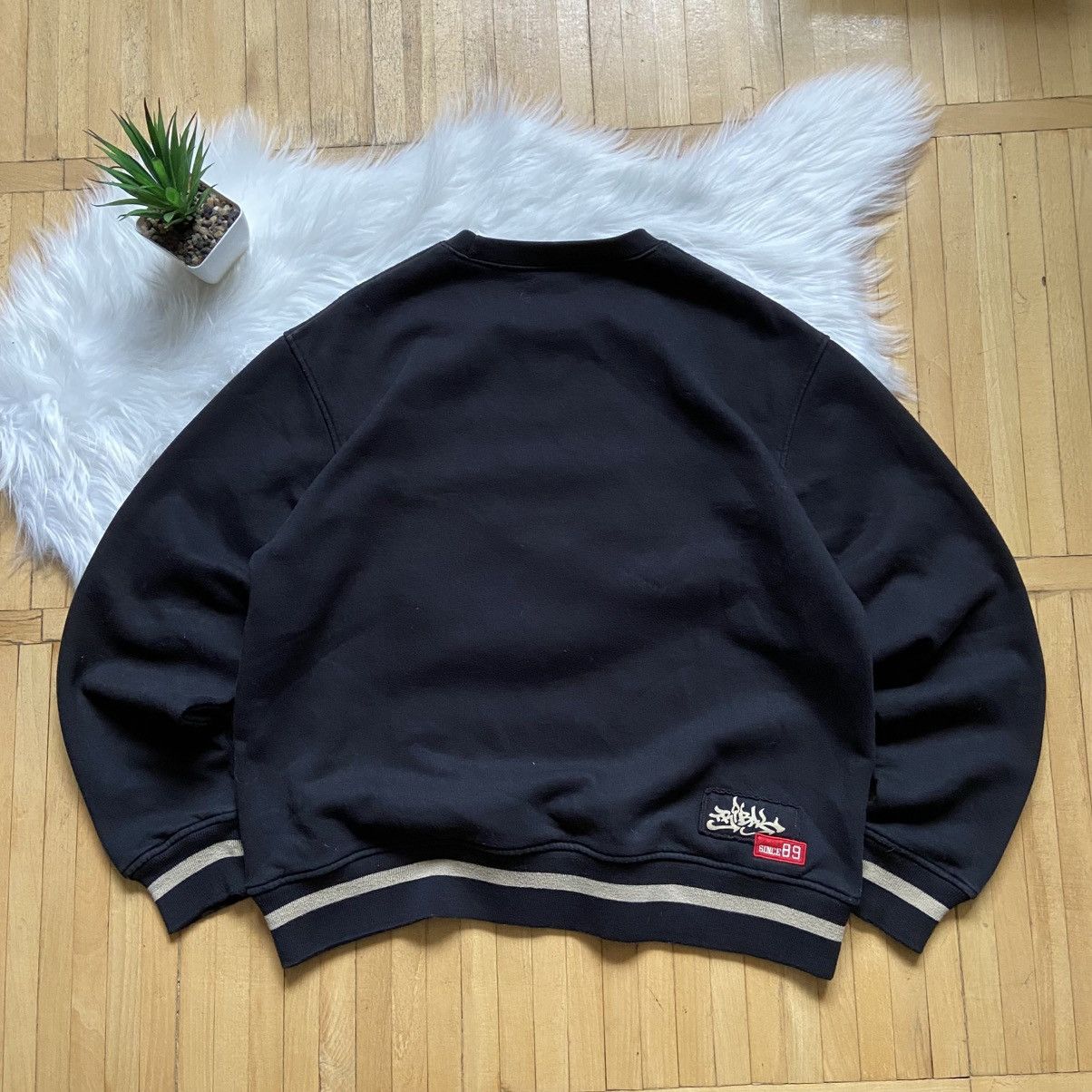 Tribal Streetwear 📌 Vintage 00s Y2K Tribal USA Gear Graffiti Sweatshirt Size US S / EU 44-46 / 1 - 11 Thumbnail