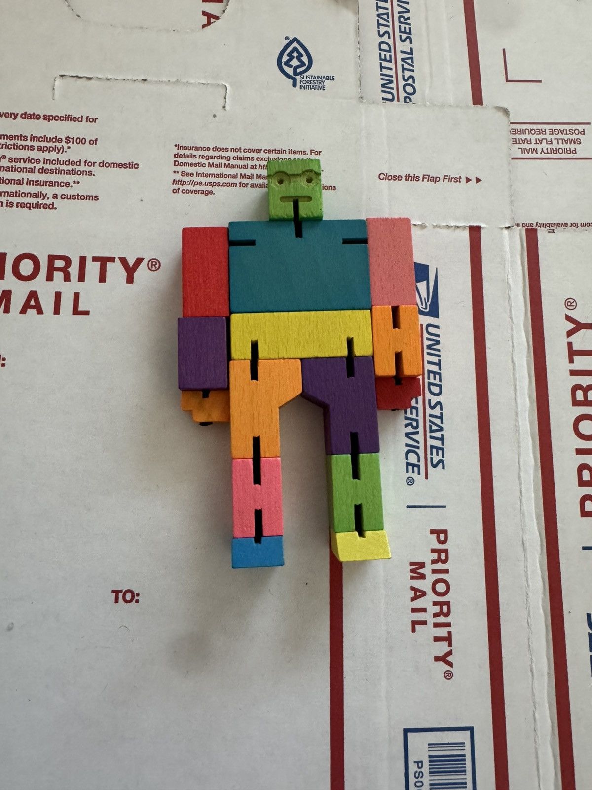 Japanese Brand Cubebot® Classic 2016 Rare Designer Art Robot Toy Figurine Size ONE SIZE - 2 Thumbnail