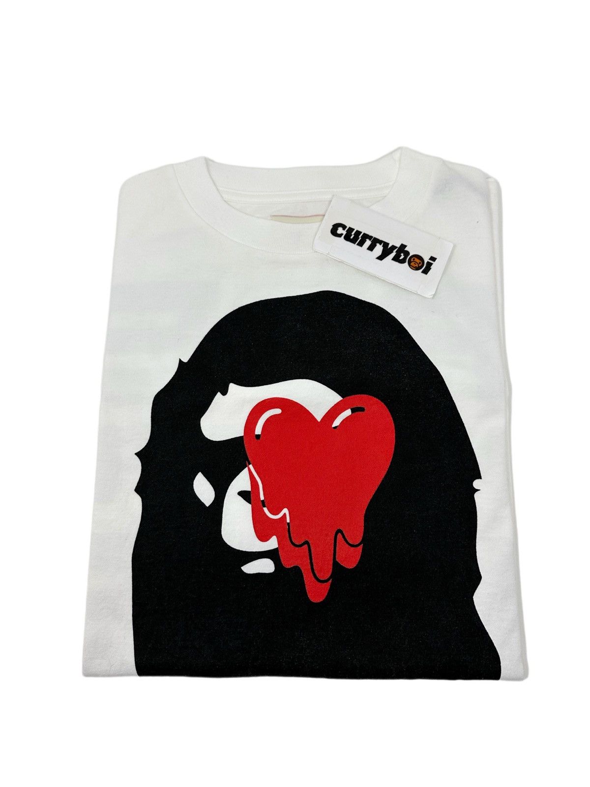 Bape BAPE x Emotionally Unavailable Ape Head Tee White Size US M / EU 48-50 / 2 - 4 Thumbnail