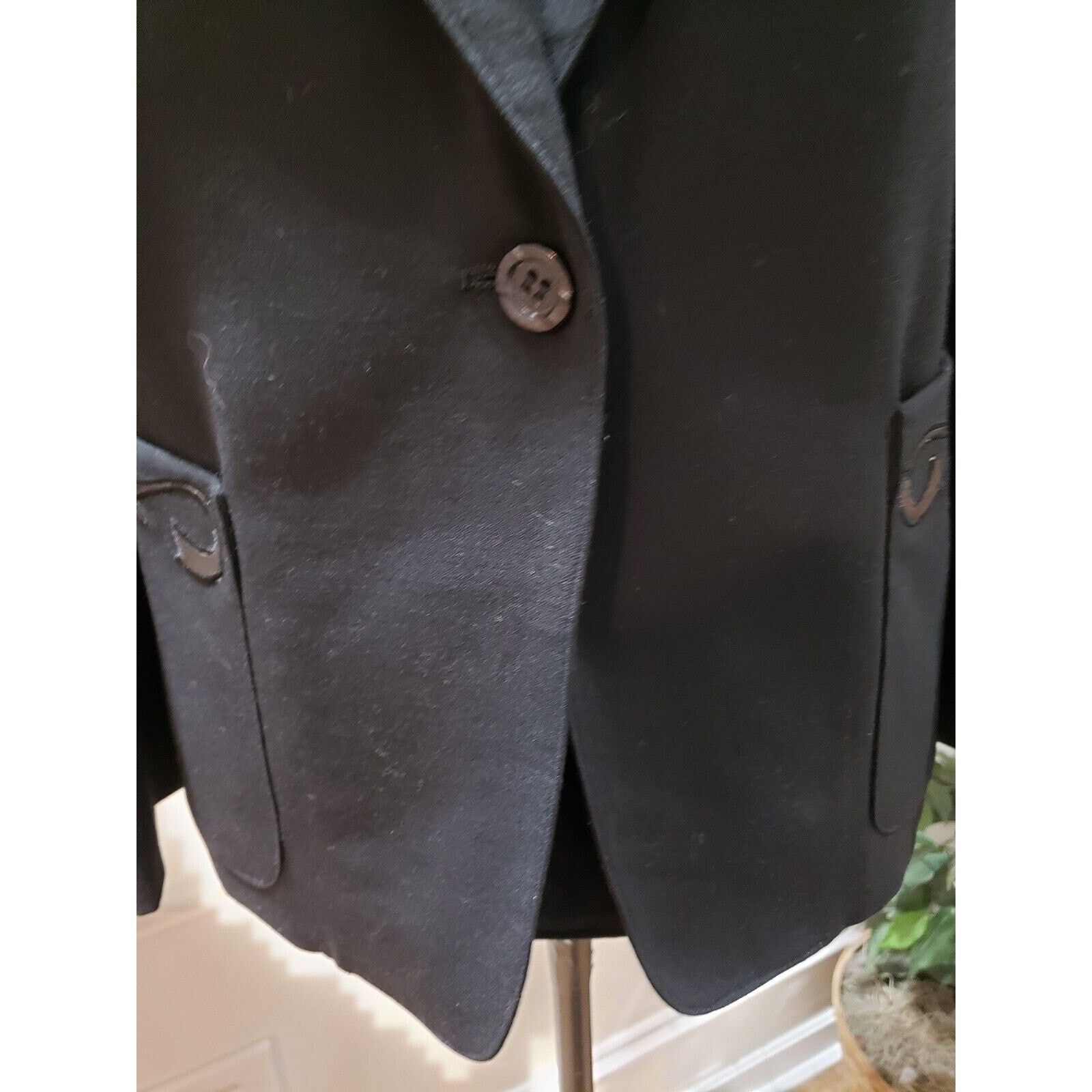 Other DIANA Long Sleeve Single Breasted One Button Blazer Size M Size M / US 6-8 / IT 42-44 - 4 Thumbnail